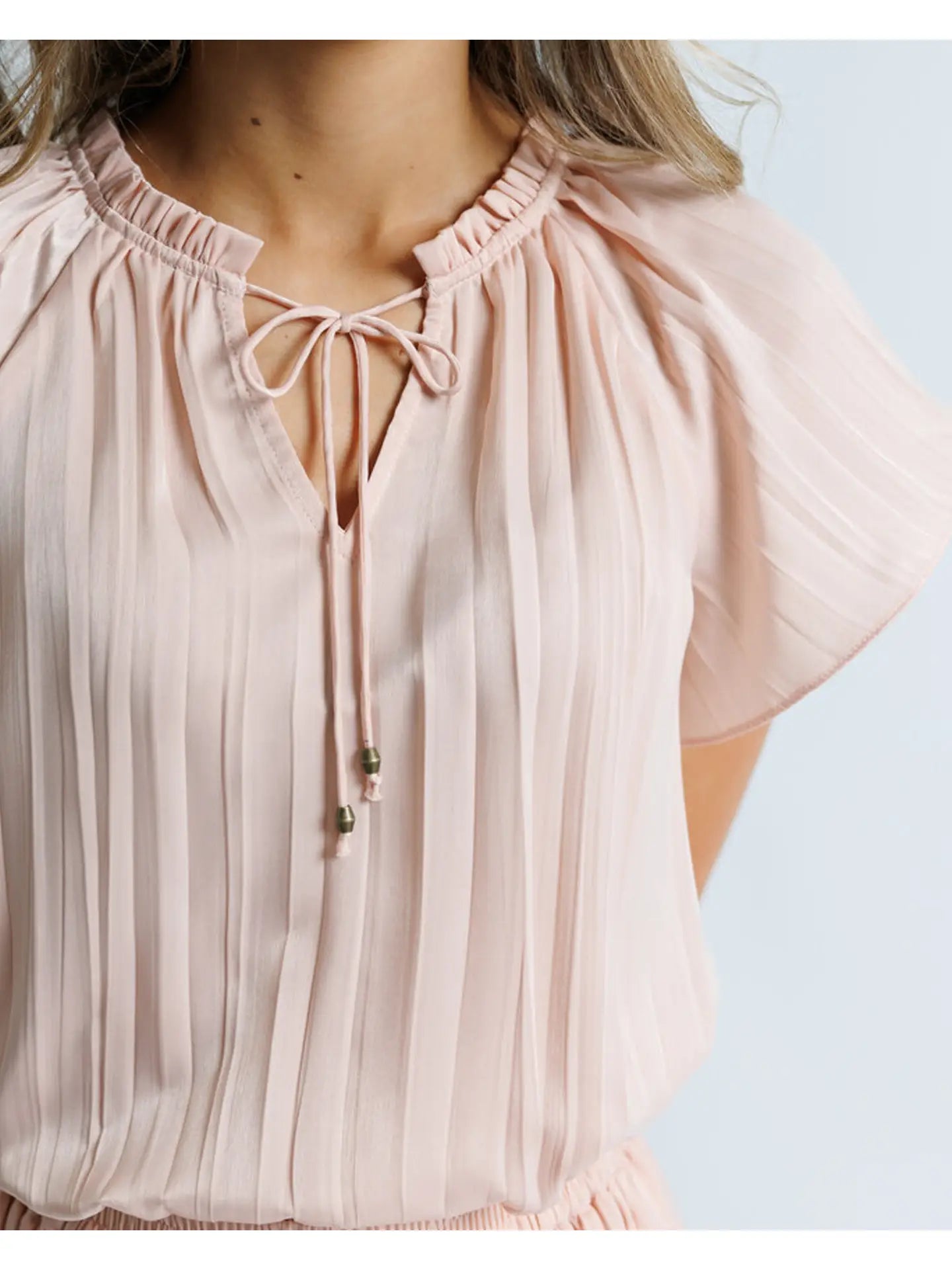 PREORDER: Glorious Pink Short Sleeve Blouse
