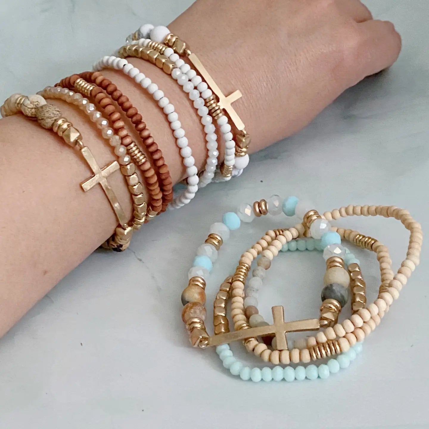 PREORDER: Beaded Stretch Bracelet