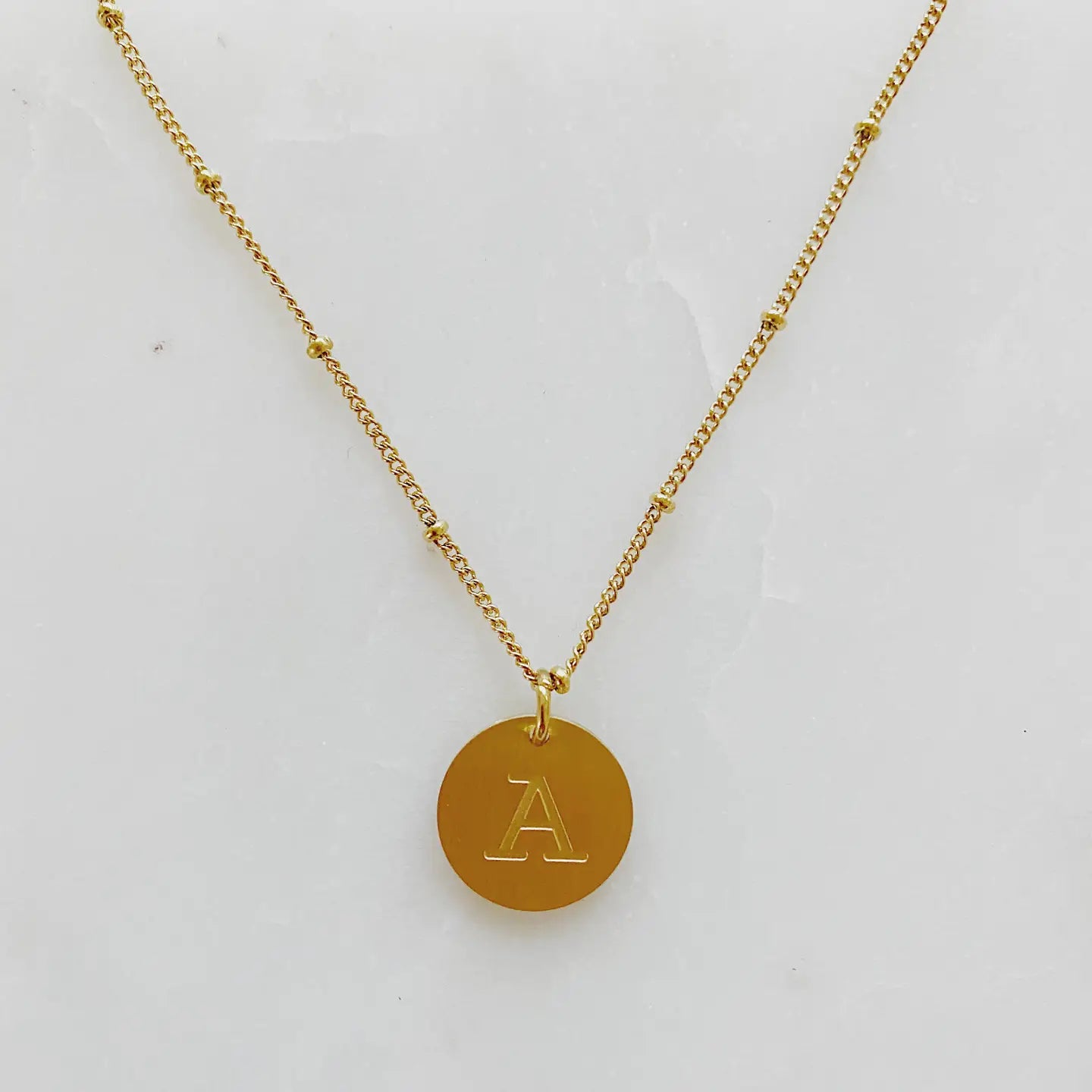 PREORDER: Charm Initial Necklace