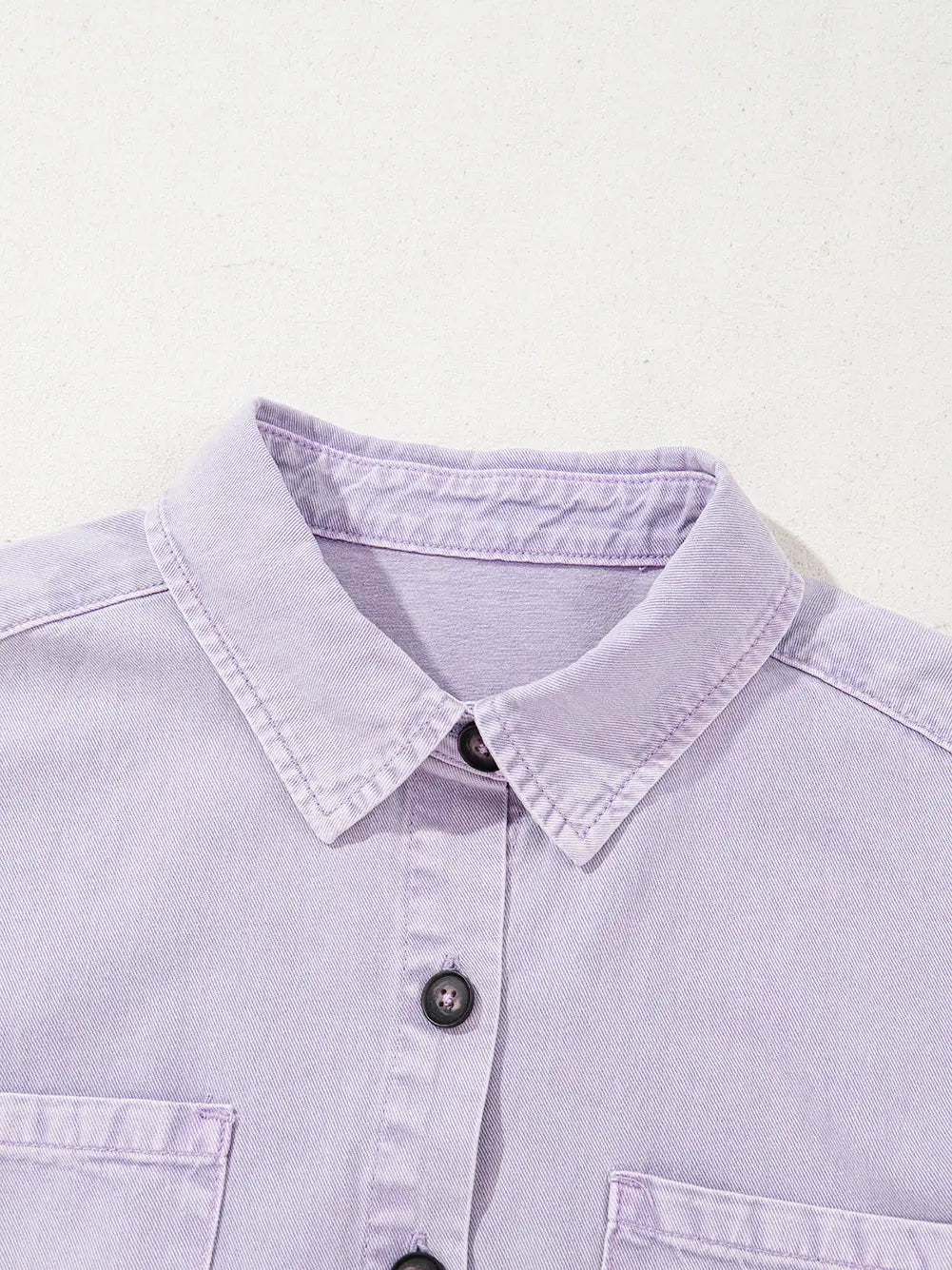 PREORDER: Orchid Denim Shirt Dress
