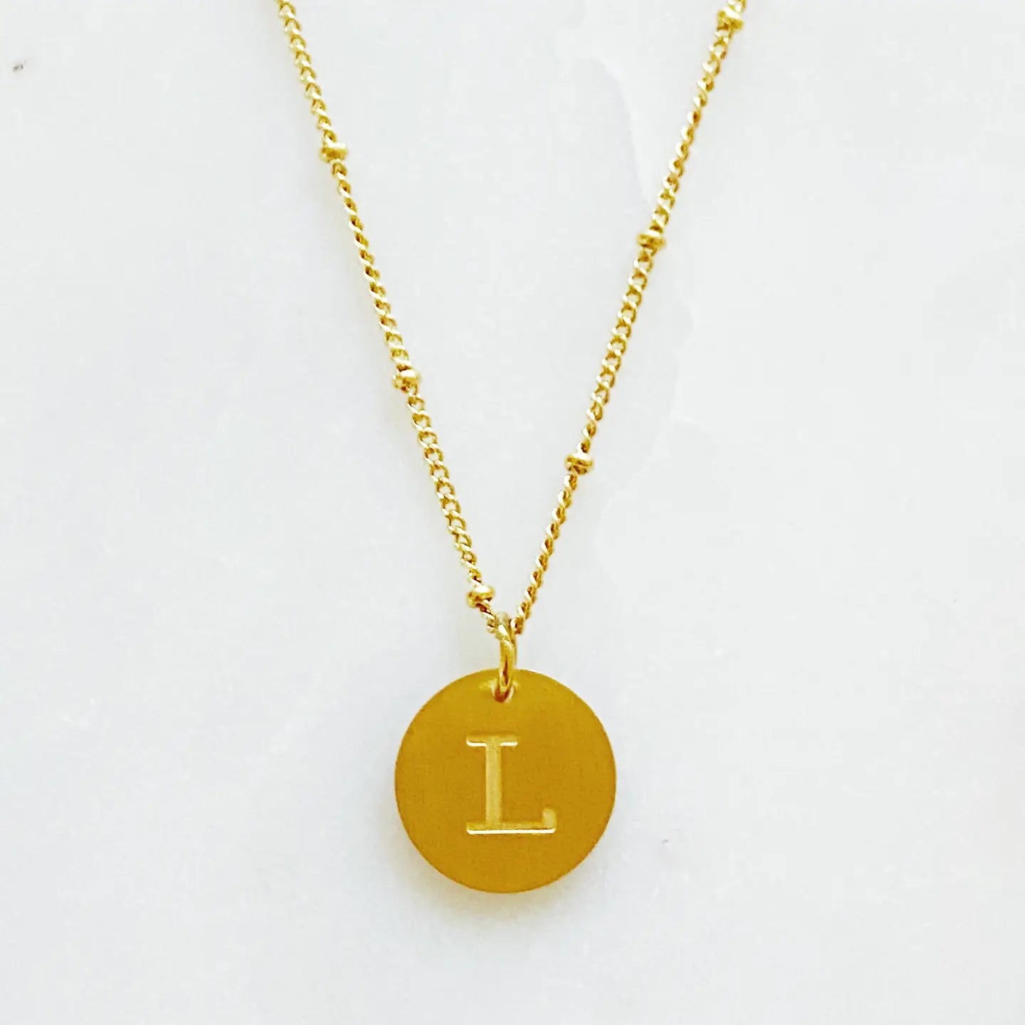 PREORDER: Charm Initial Necklace