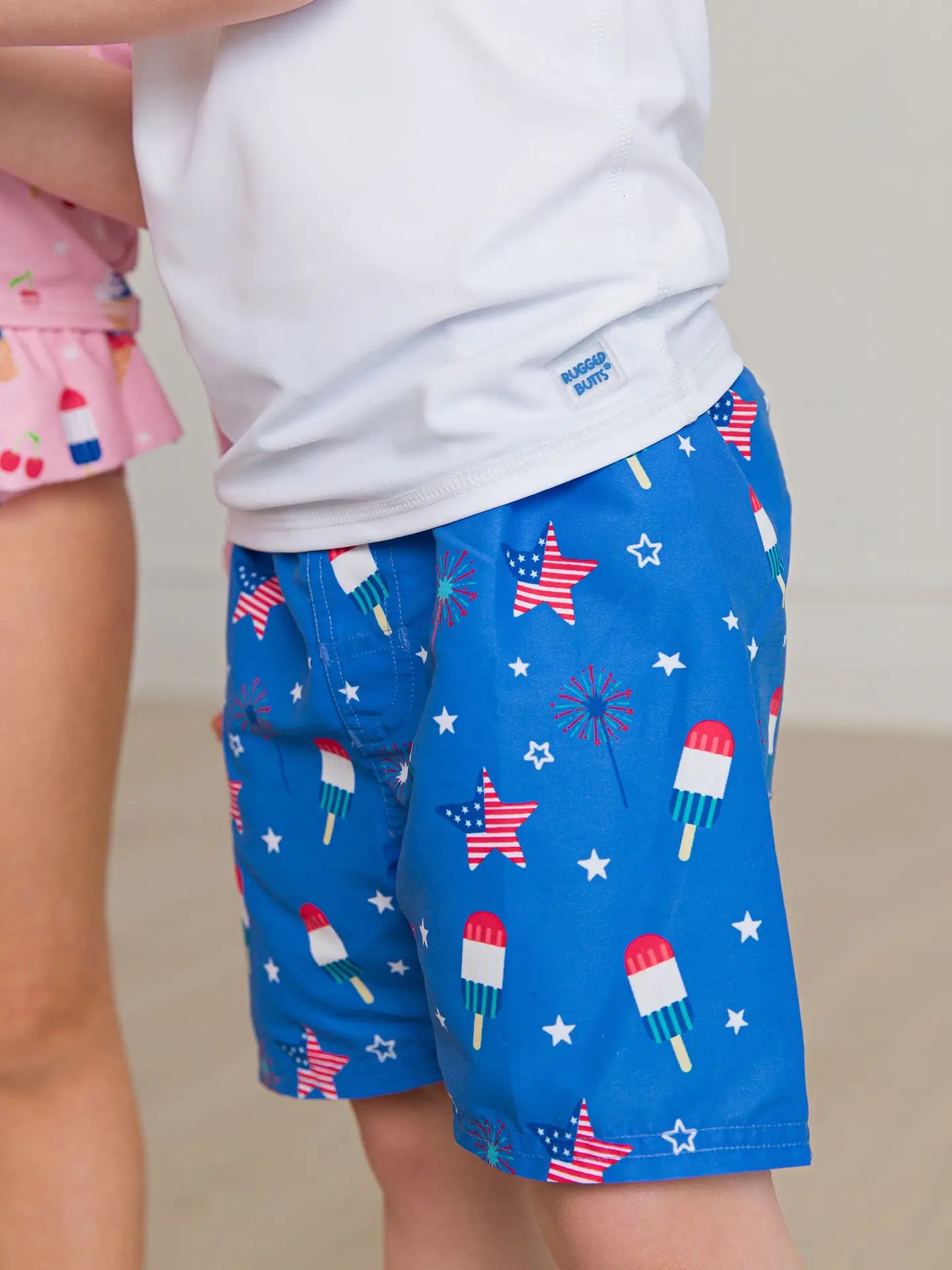 PREORDER: Boys Freedom Fireworks Swim Trunks