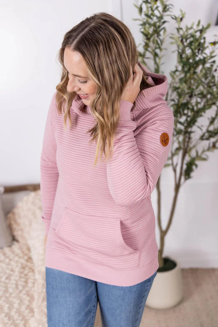 PREORDER: Tatum Textured Pullover Hoodie (Multiple Colors)