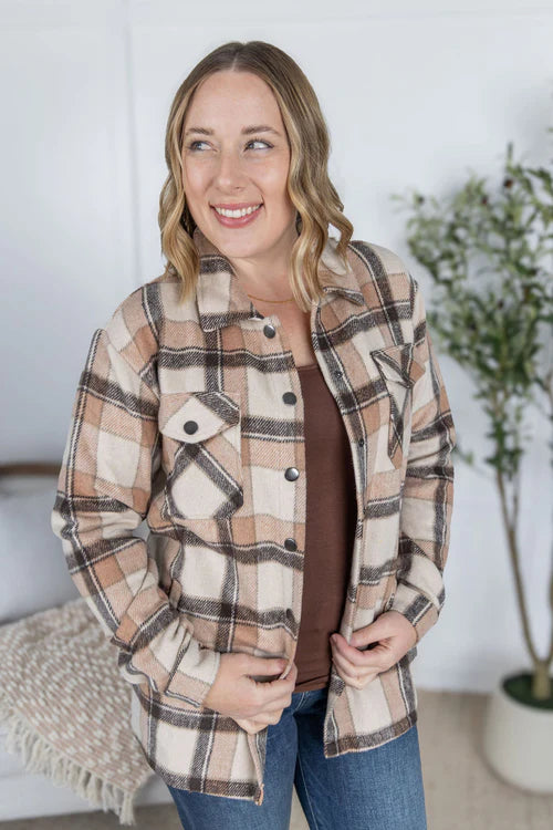 PREORDER: Norah Plaid Shacket