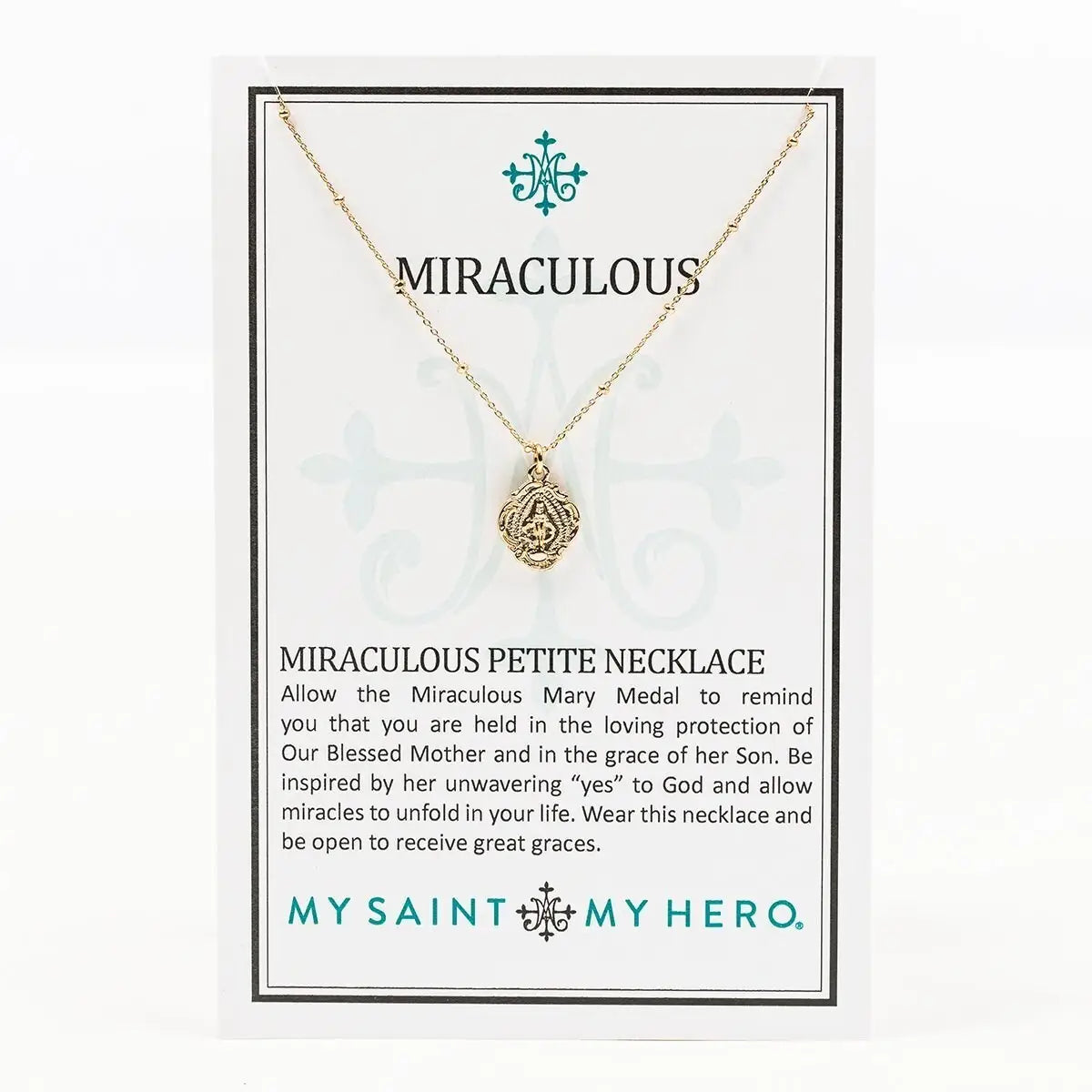 PREORDER: Miraculous Mary Petite Necklace