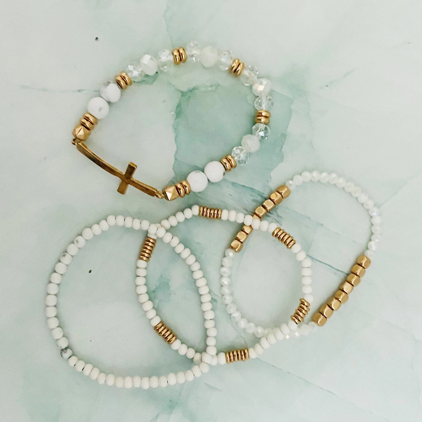 PREORDER: Beaded Stretch Bracelet