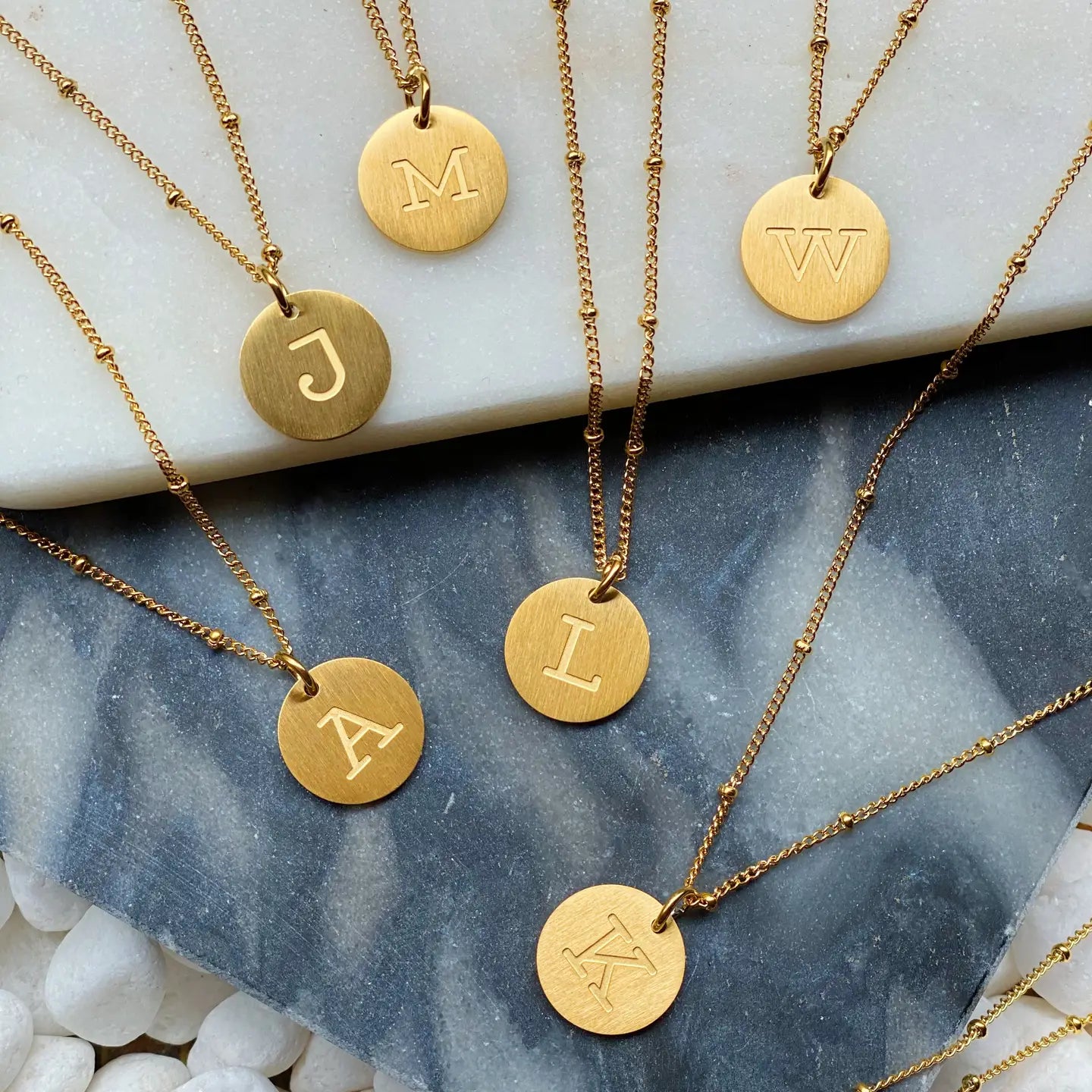 PREORDER: Charm Initial Necklace