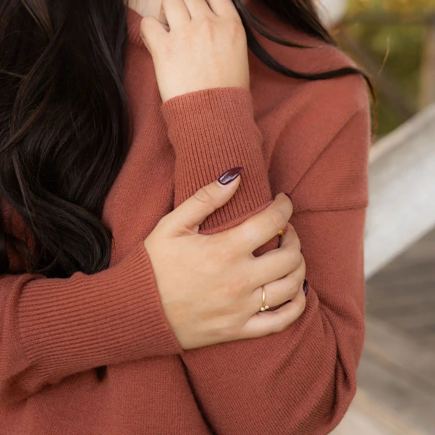 PREORDER: Camilla Sweater - Light Rust