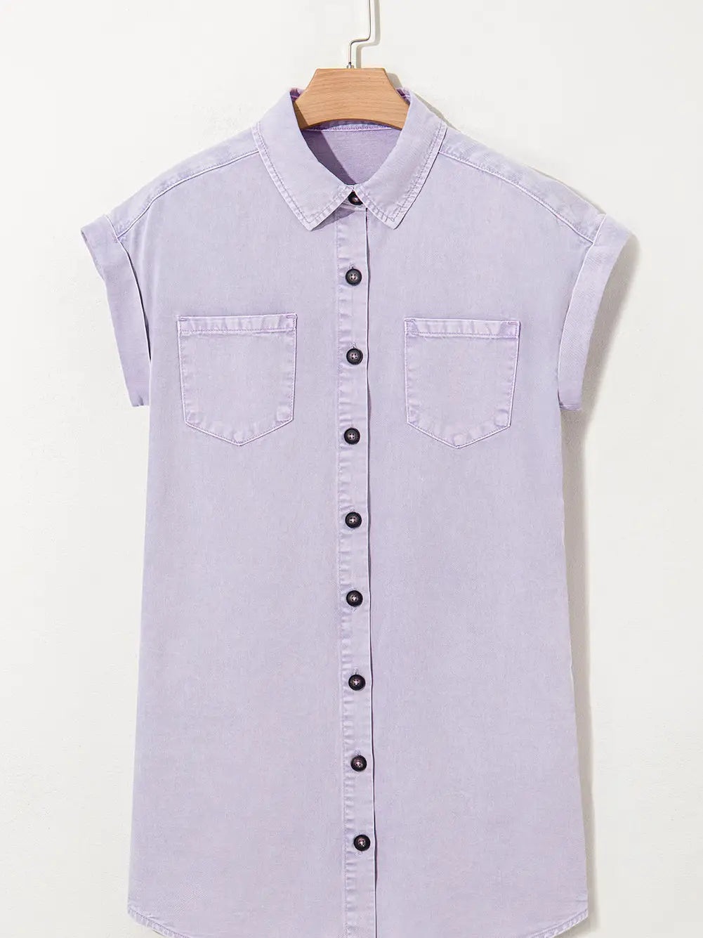 PREORDER: Orchid Denim Shirt Dress