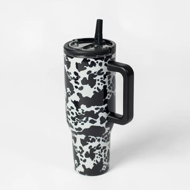 PREORDER: Cow Print Insulated Tumbler