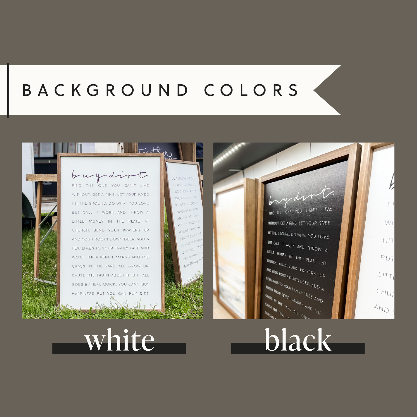 Ope | Midwest Wood Sign, Made in the USA