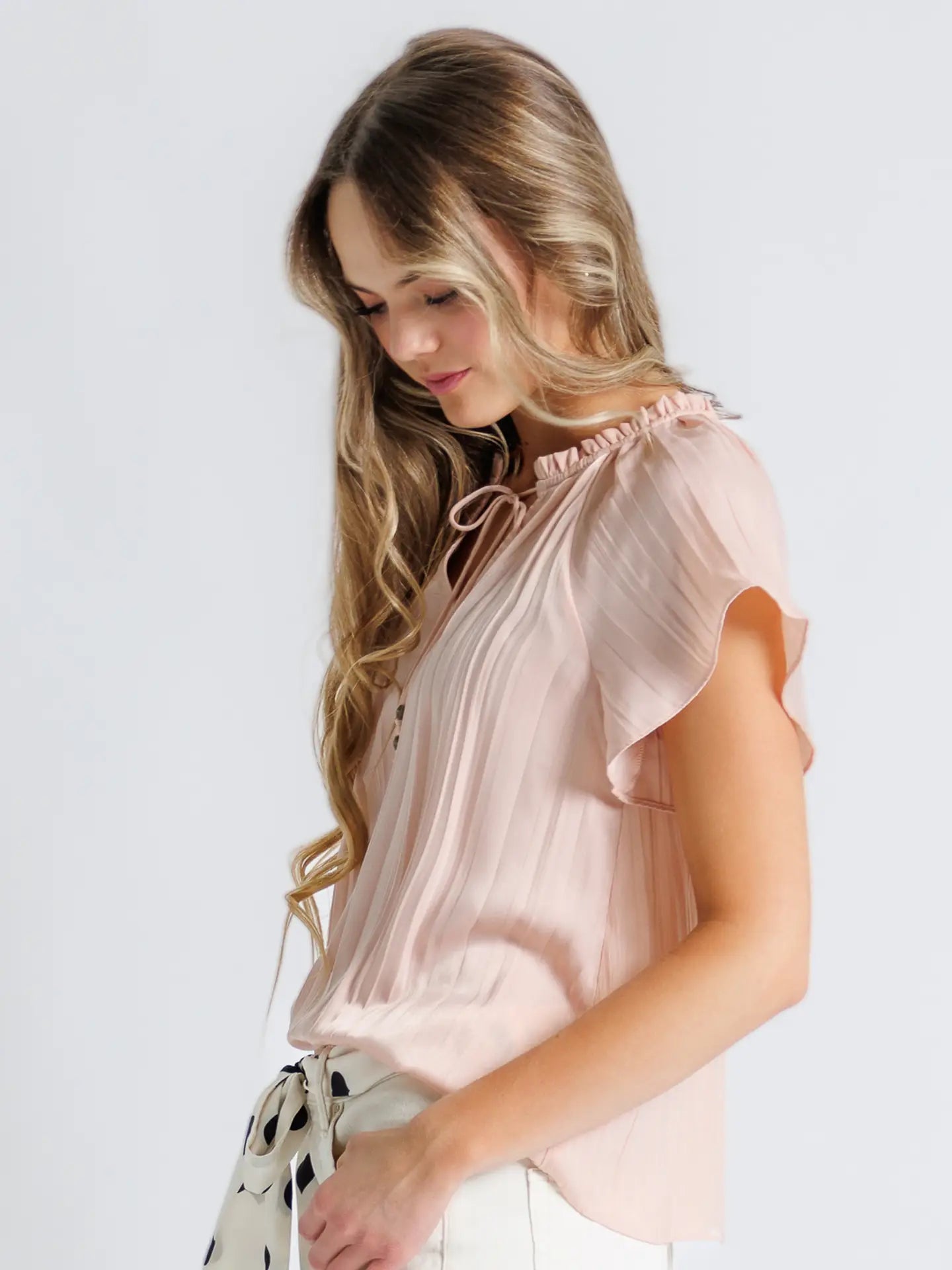 PREORDER: Glorious Pink Short Sleeve Blouse