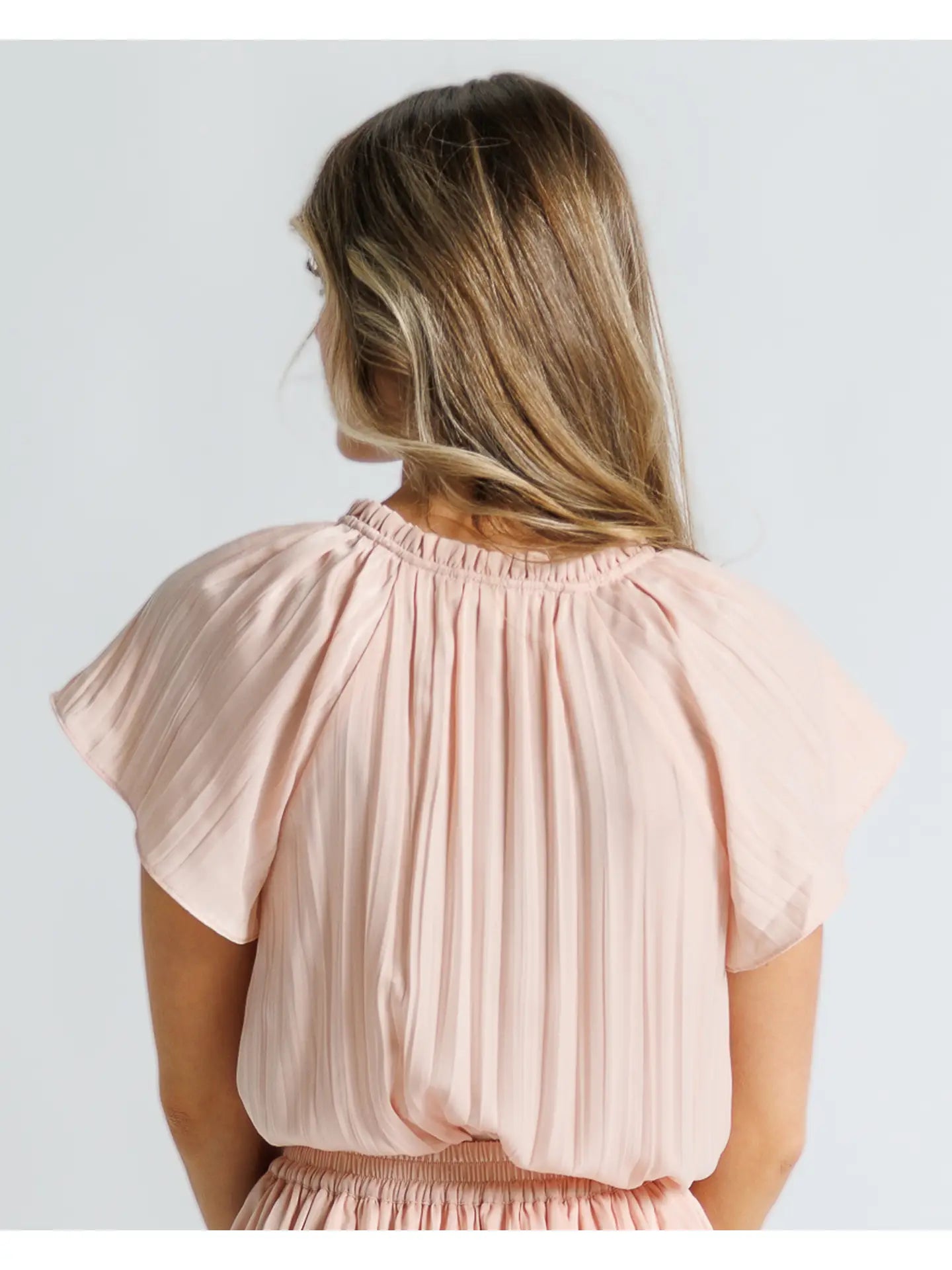 PREORDER: Glorious Pink Short Sleeve Blouse