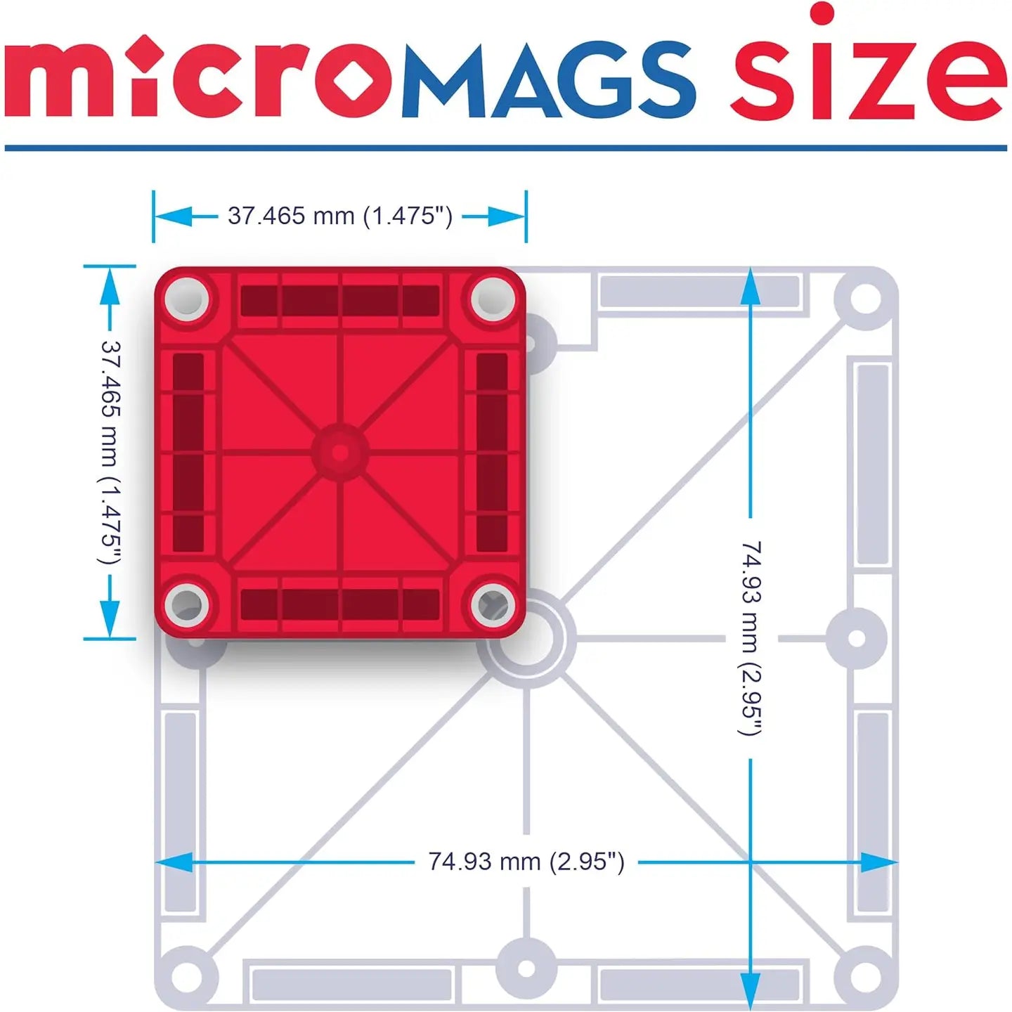 PREORDER: Magna-Tiles Micromags 26-Piece Travel Set