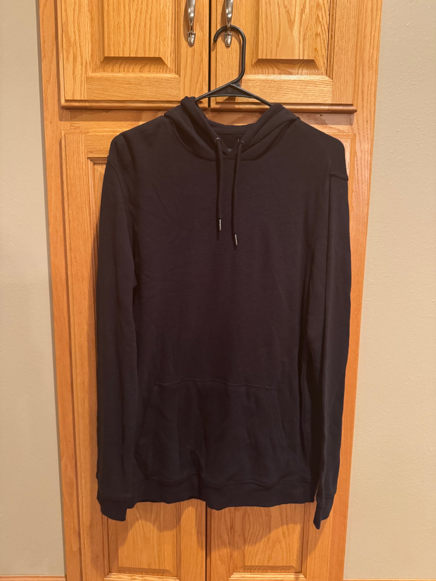 Men's hooded long sleeve- Size Medium