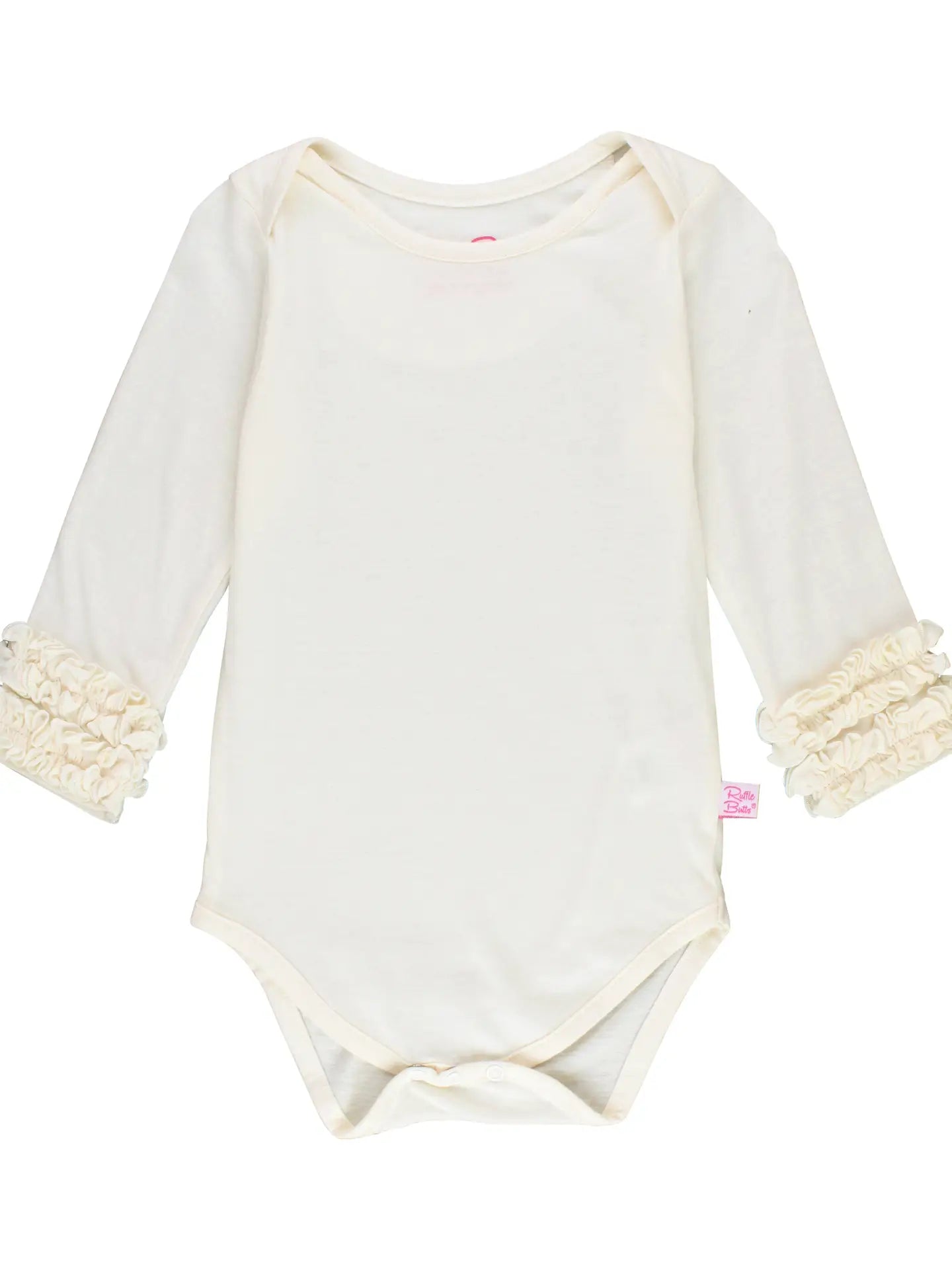 RuffleButts Ruffled Long Sleeve Bodysuit