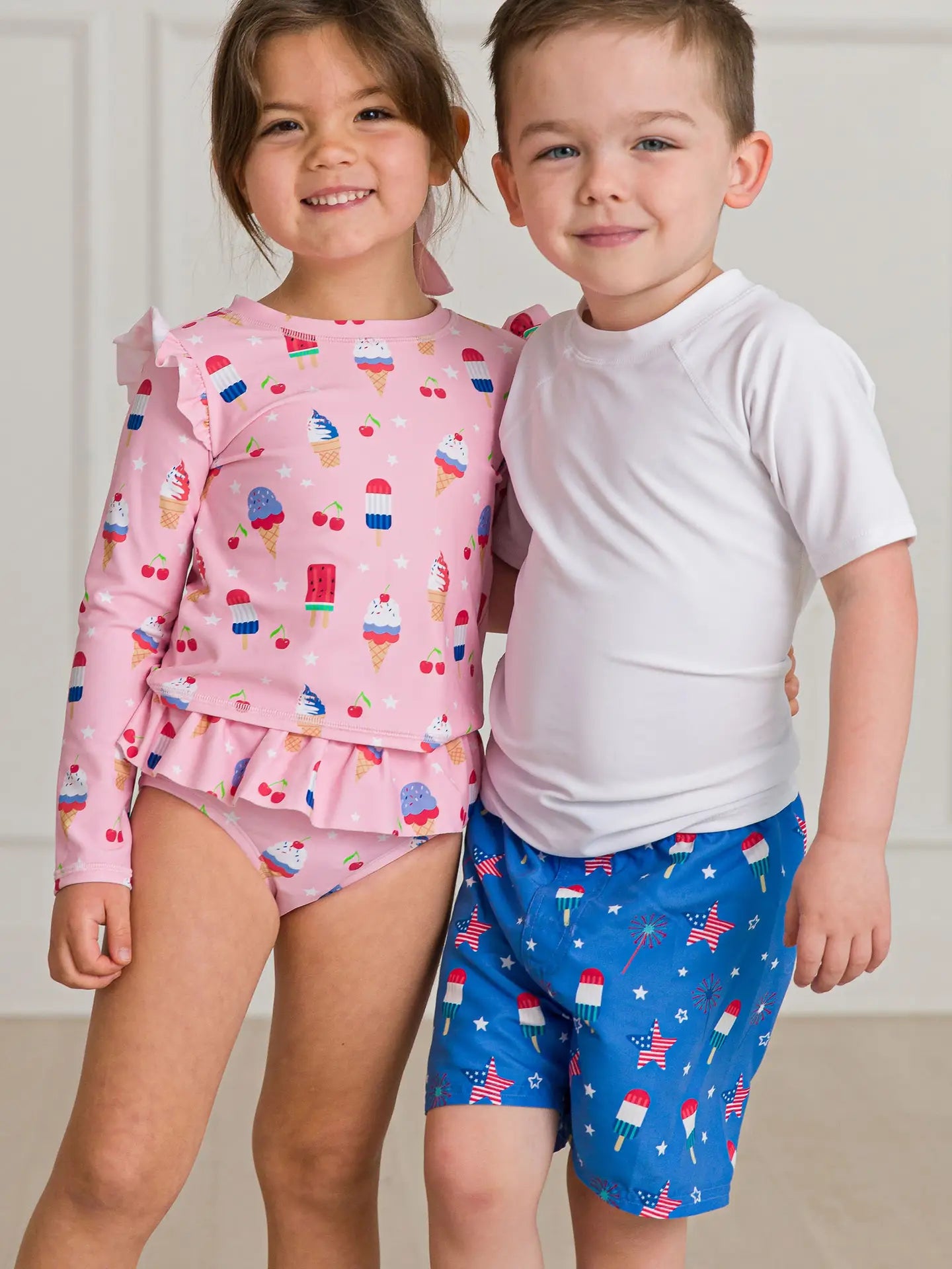 PREORDER: Boys Freedom Fireworks Swim Trunks