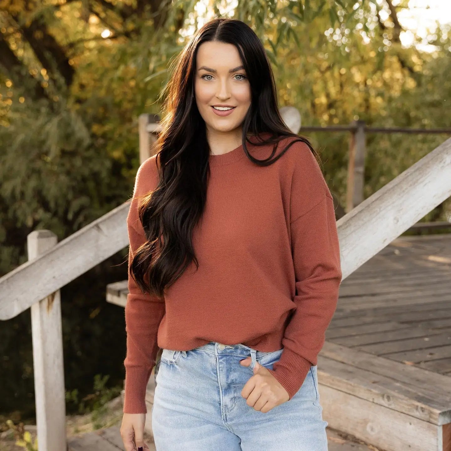 PREORDER: Camilla Sweater - Light Rust