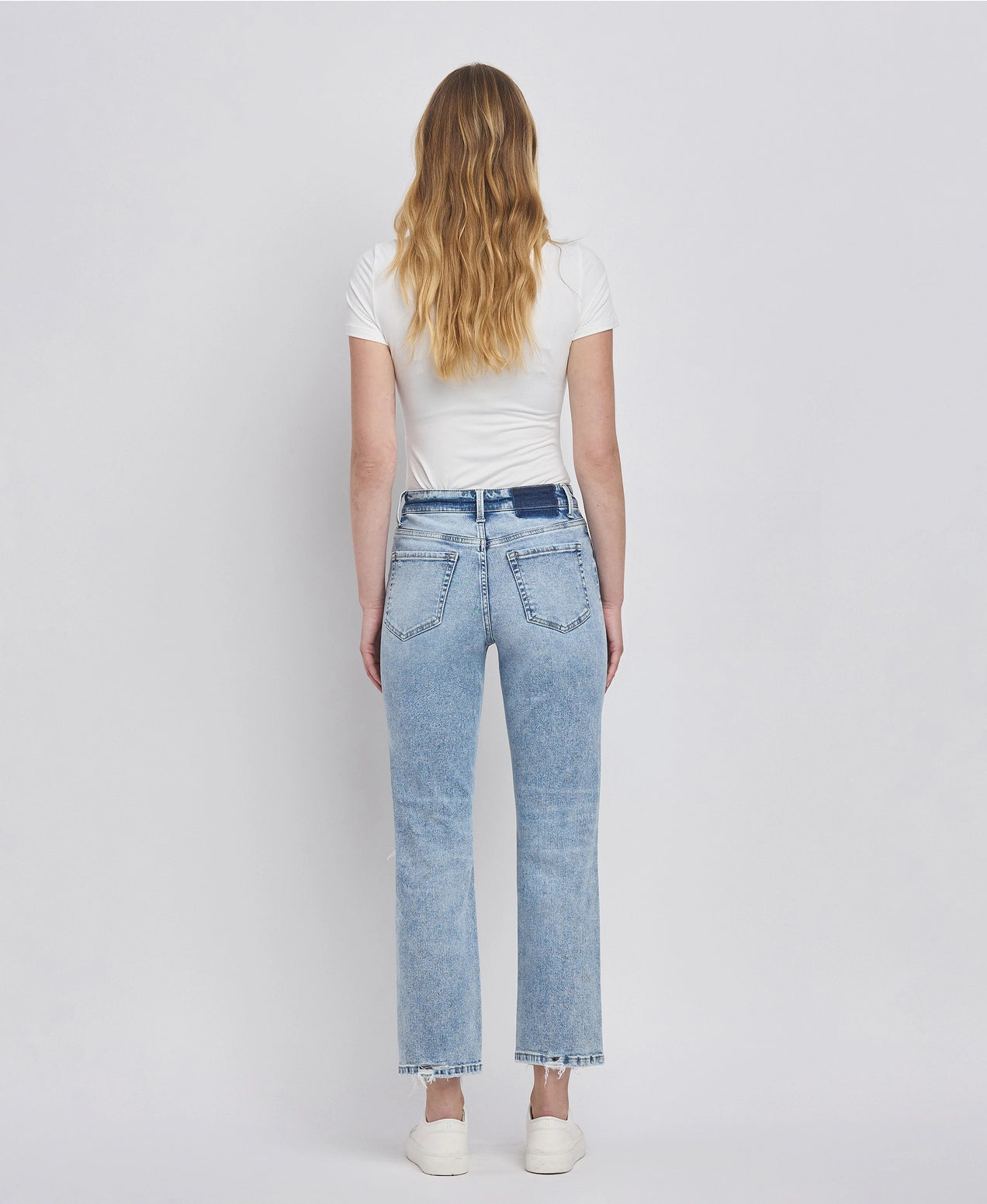PREORDER: Flying Monkey High Rise Distressed Straight Jeans