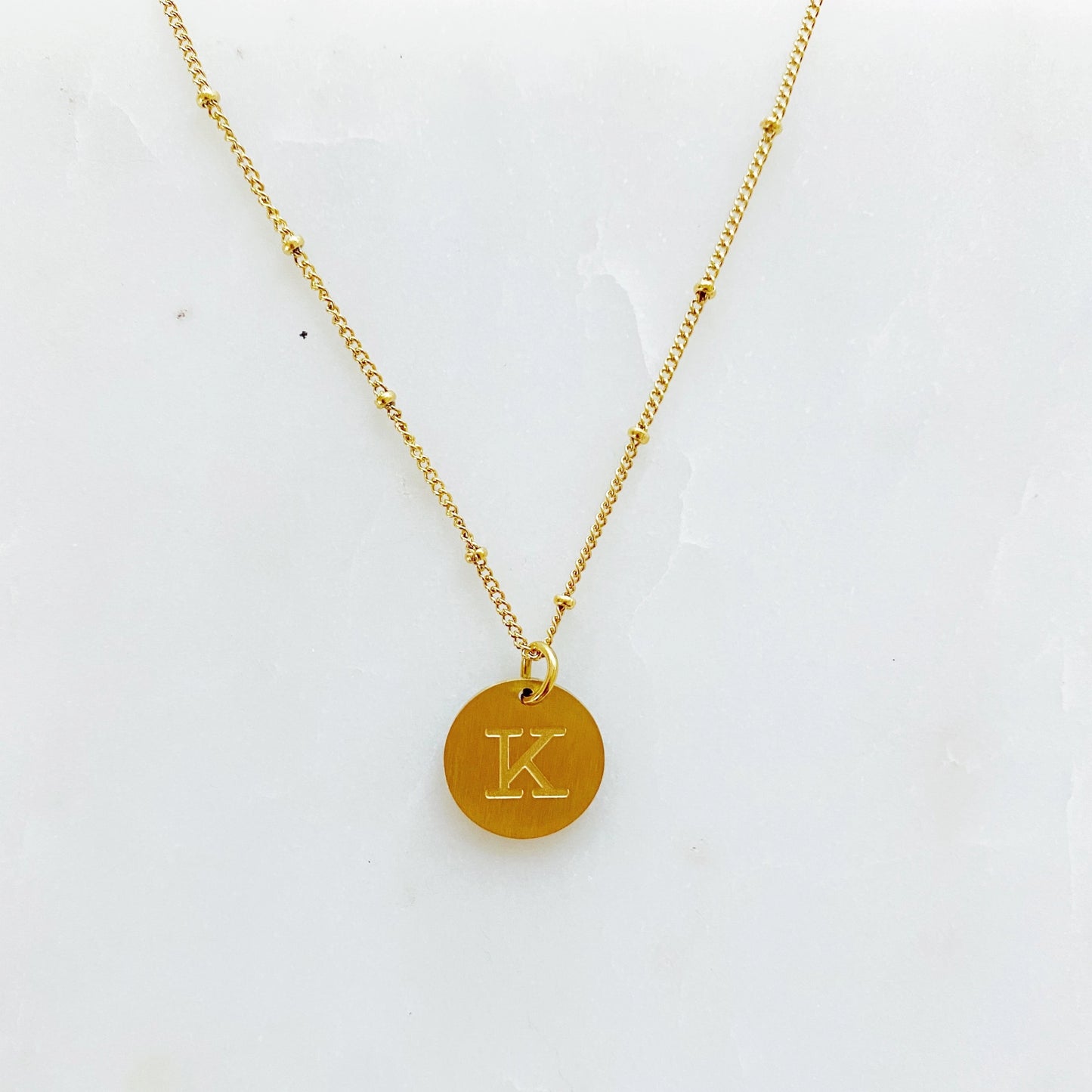 PREORDER: Charm Initial Necklace