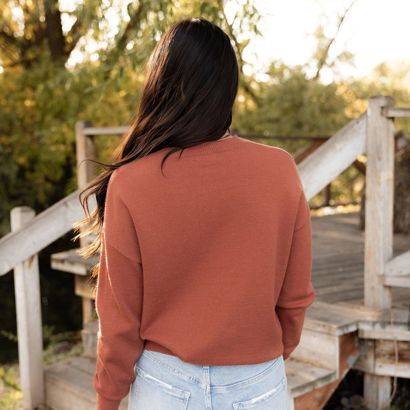 PREORDER: Camilla Sweater - Light Rust