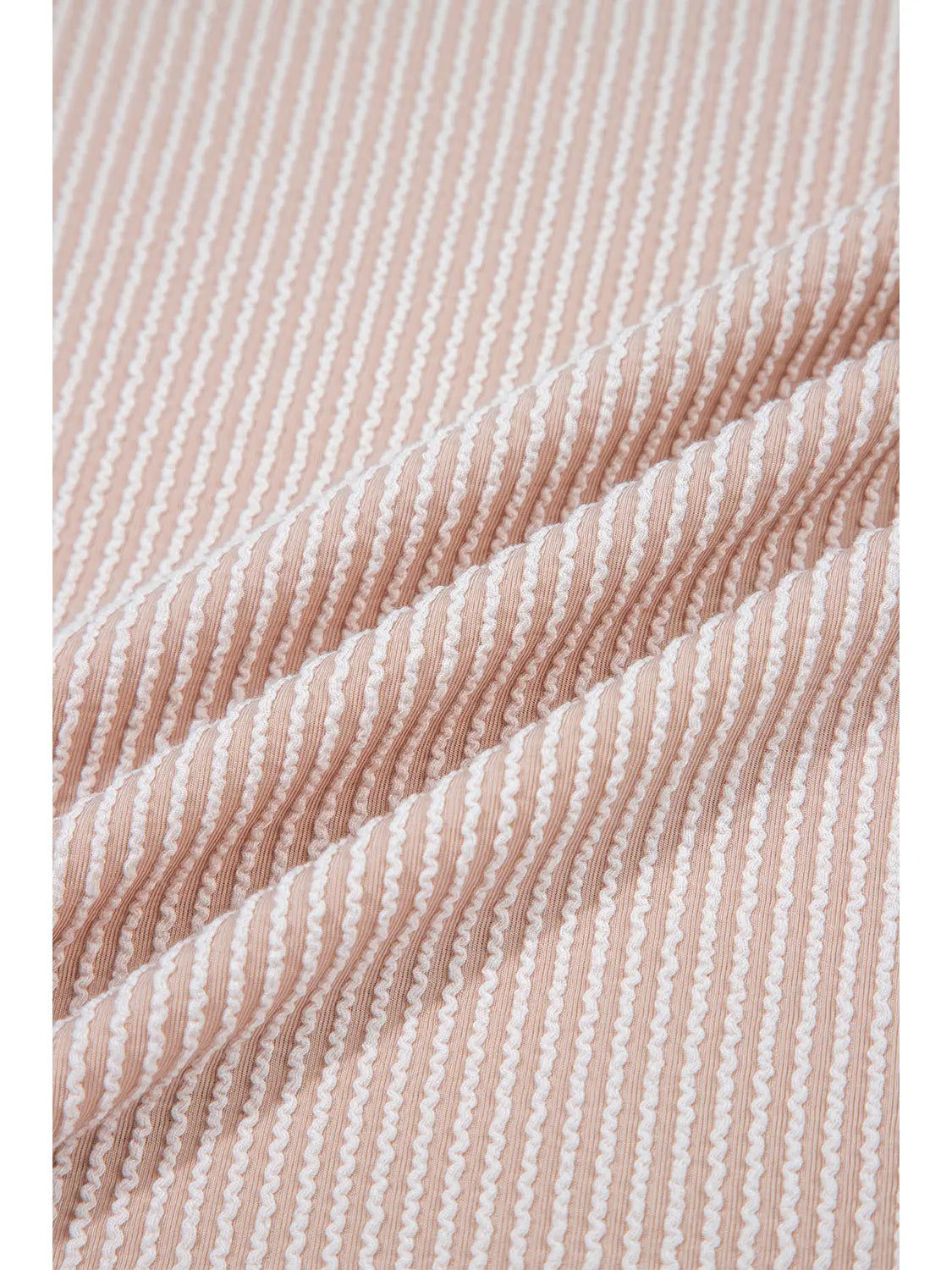 Leopard Patchwork Corded Knit T Shirt