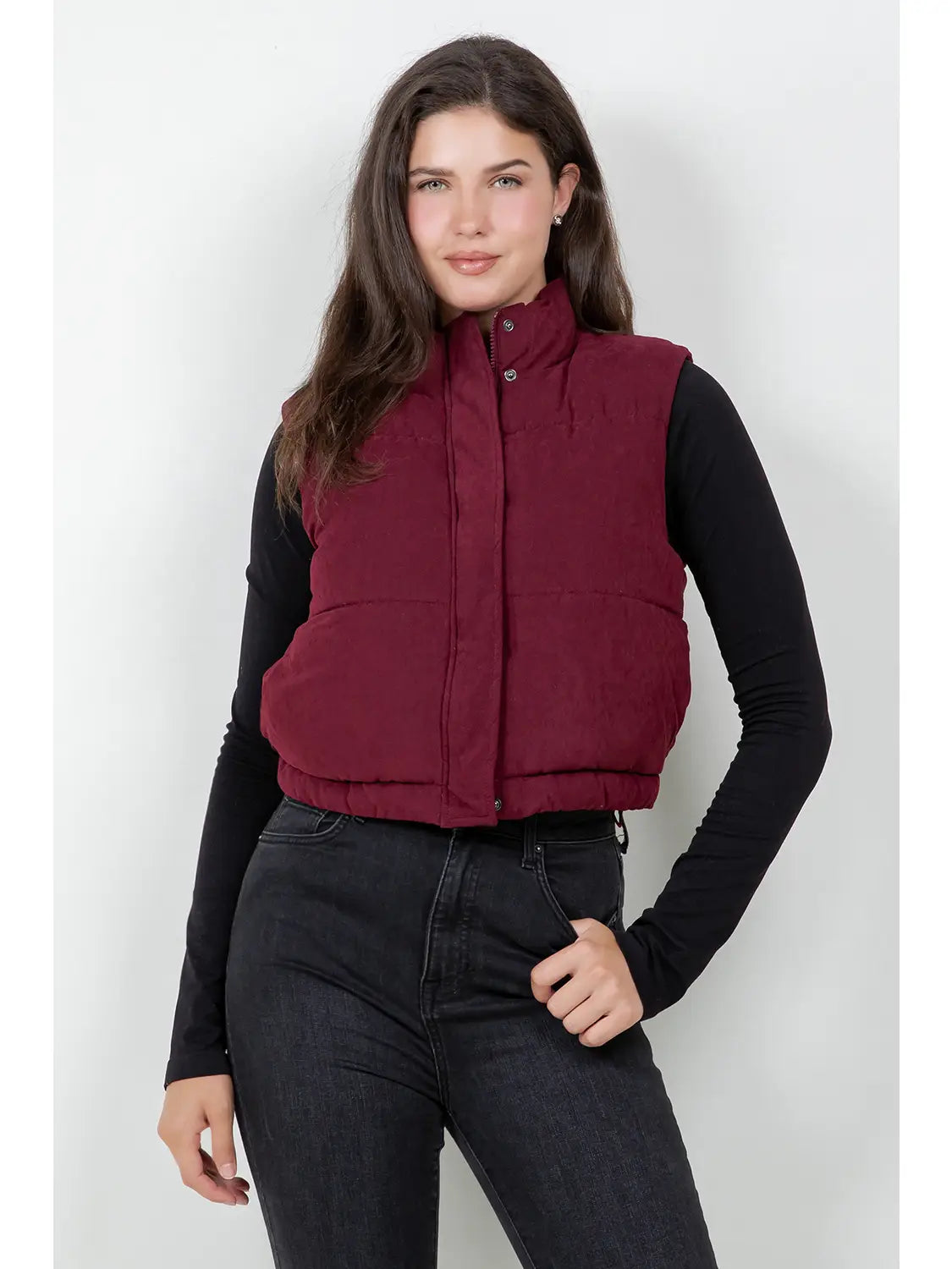 PREORDER: Cozy Sherpa Lined Quilted Vest