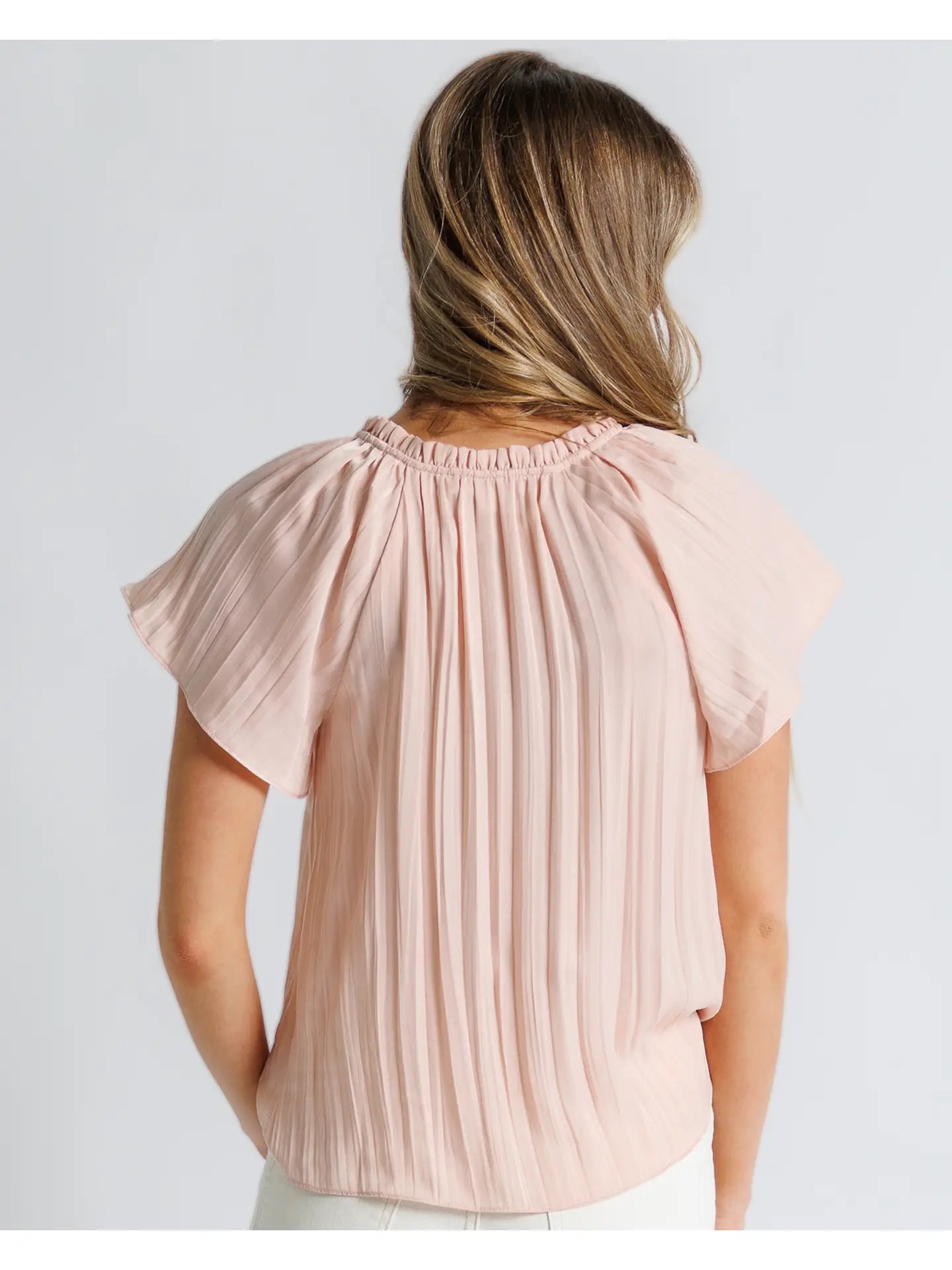 PREORDER: Glorious Pink Short Sleeve Blouse