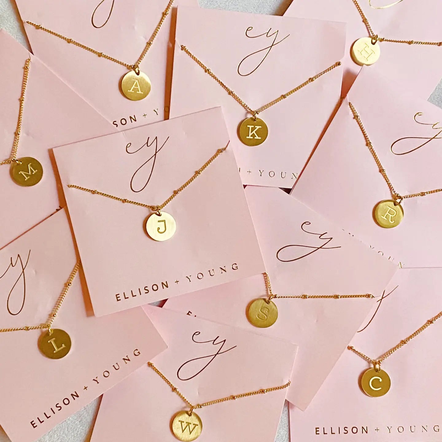 PREORDER: Charm Initial Necklace