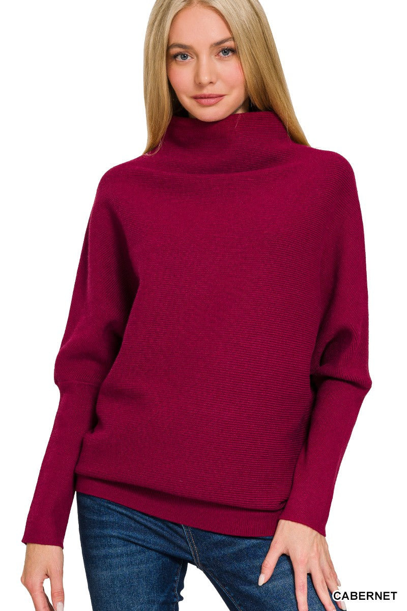 Zenana Vicose Dolman Sleve Sweater