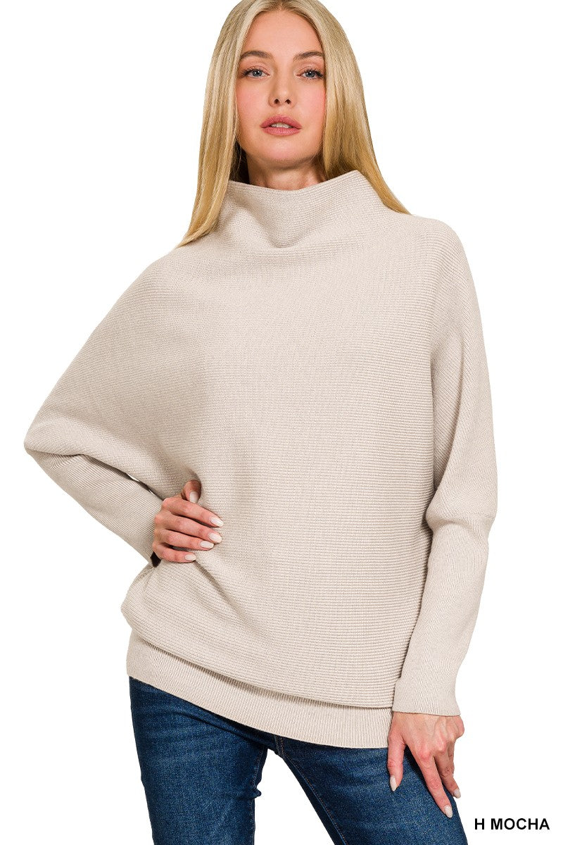 Zenana Vicose Dolman Sleve Sweater