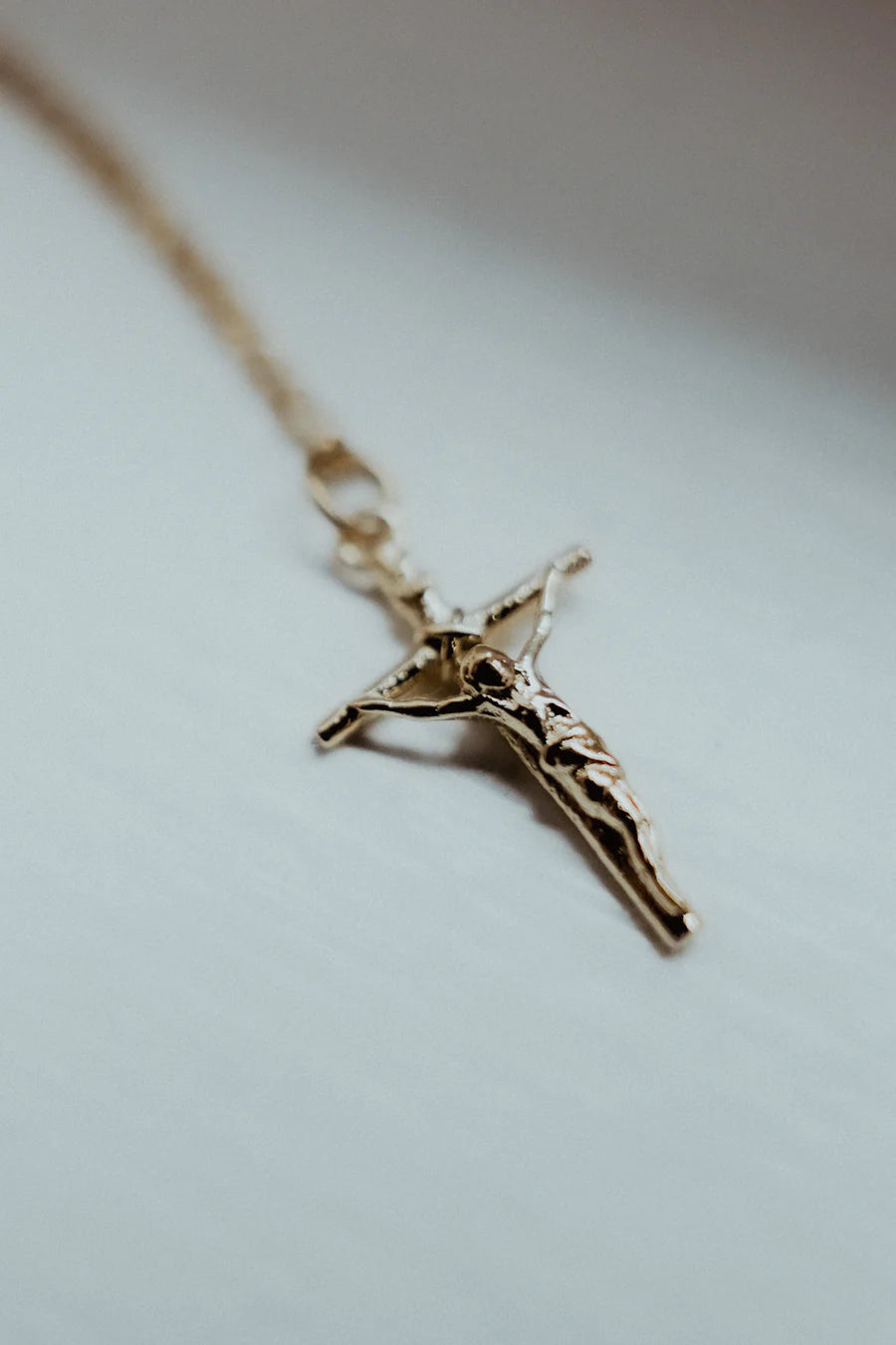 PREORDER: Crucifix Necklace (Gold or Silver)