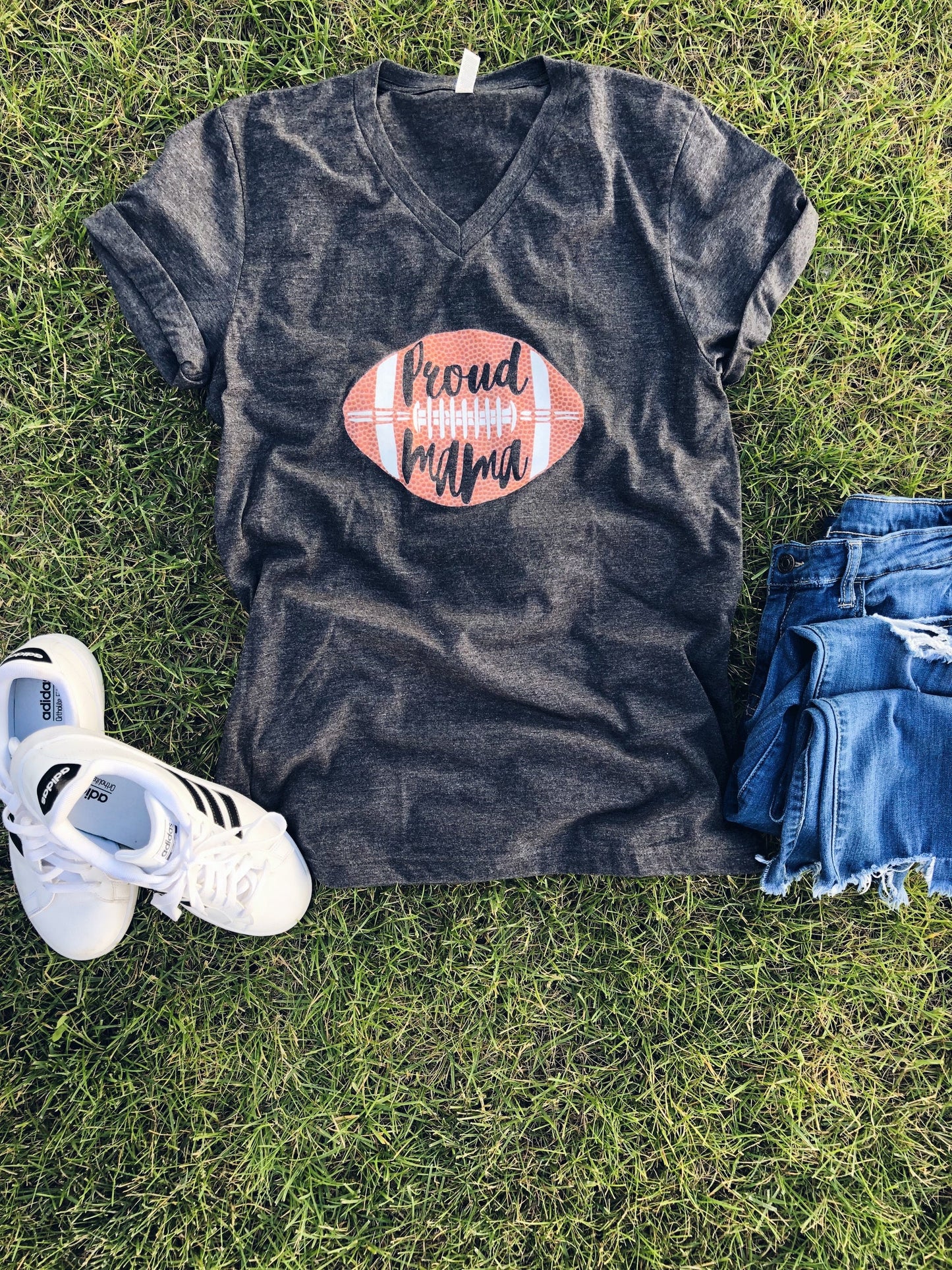 PREORDER: Proud mama football tee