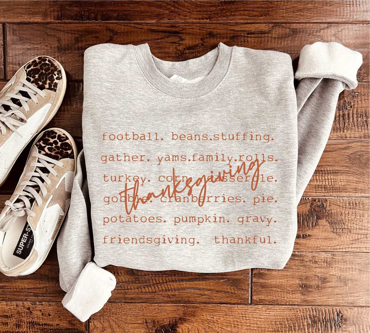 PREORDER: Thanksgiving Words Sweatshirt
