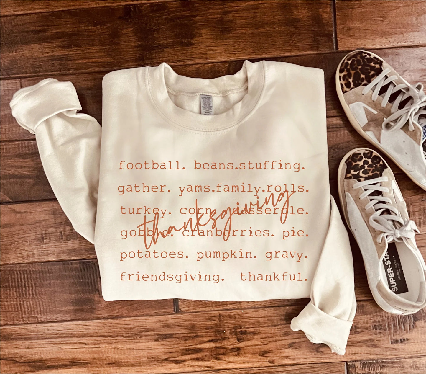 PREORDER: Thanksgiving Words Sweatshirt