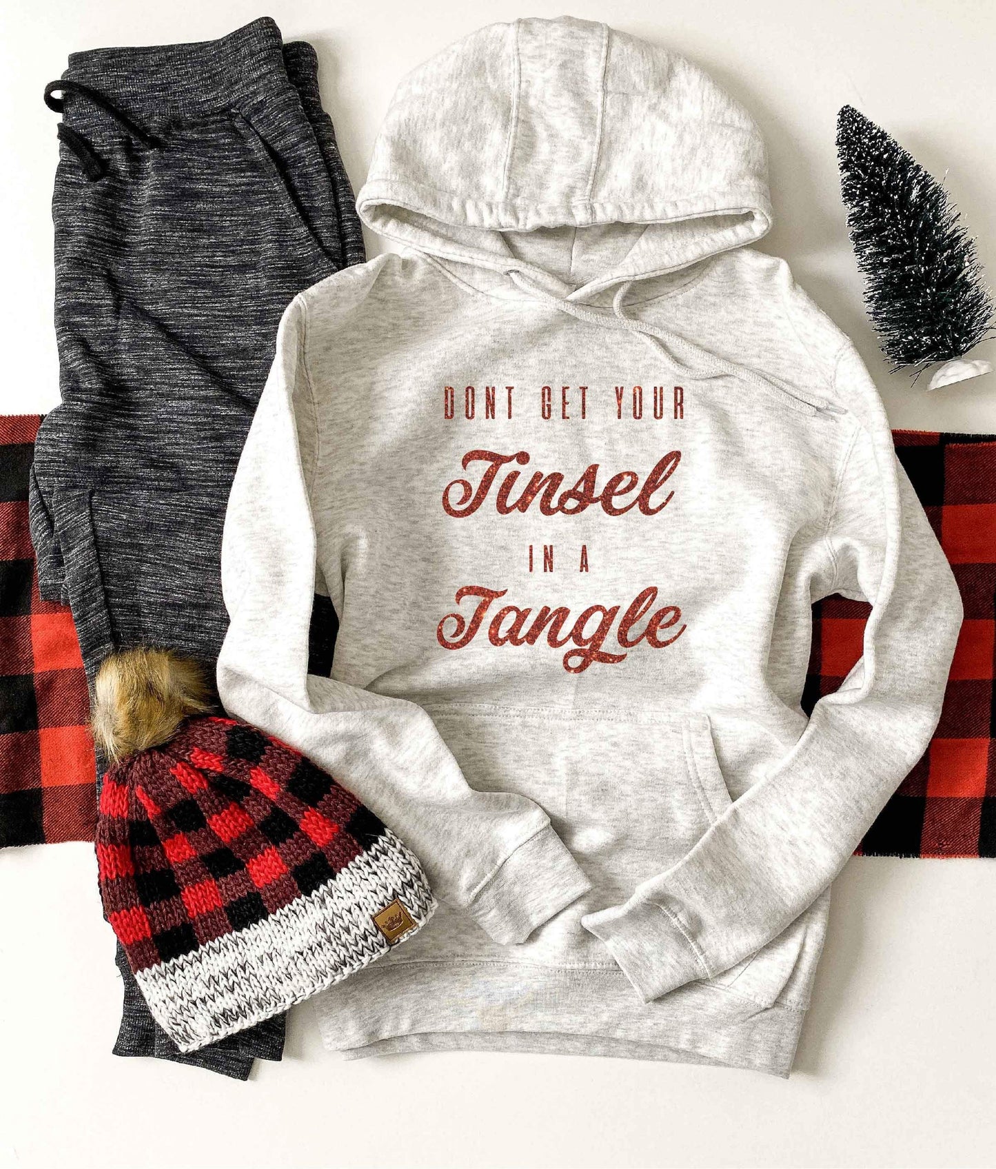 PREORDER: Tinsel in a tangle (tee, sweatshirt, hoodie)