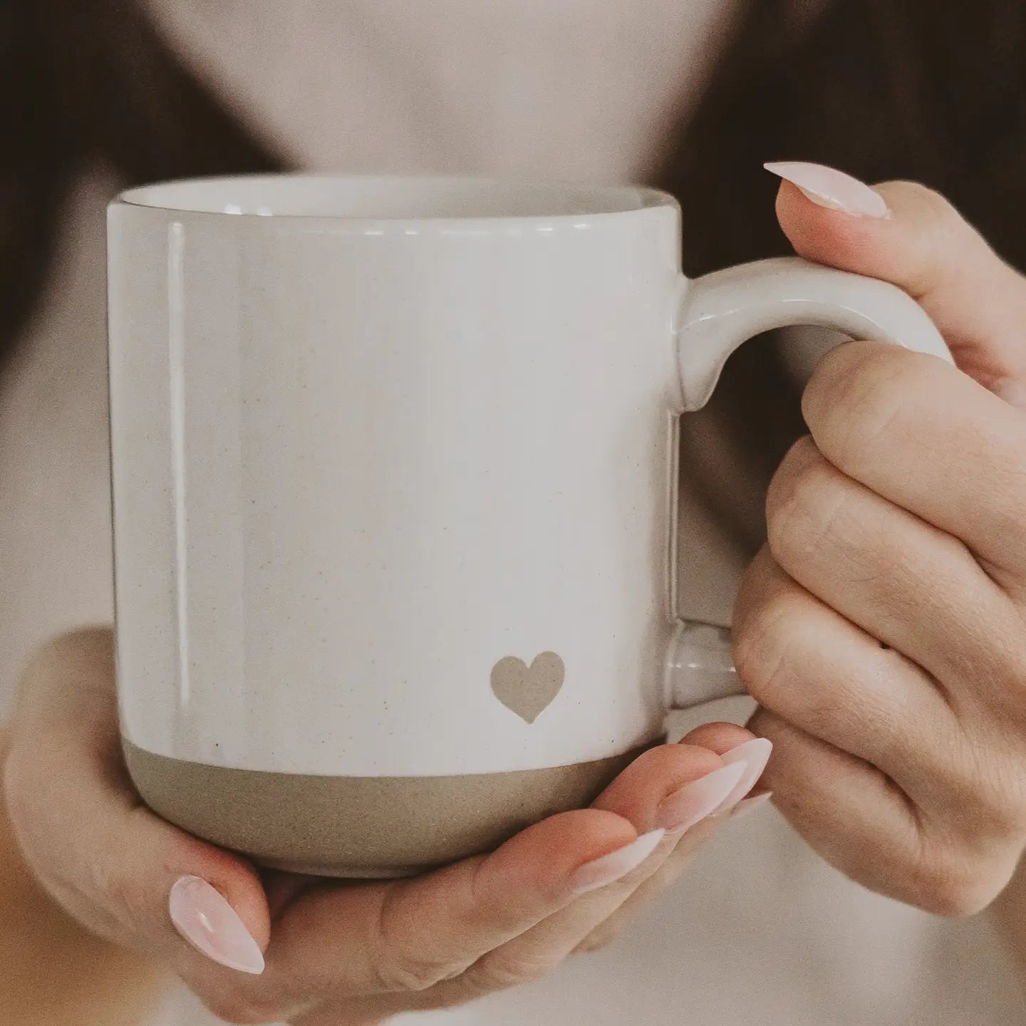 PREORDER: Heart Stoneware Coffee Mug - Home Decor & Gifts