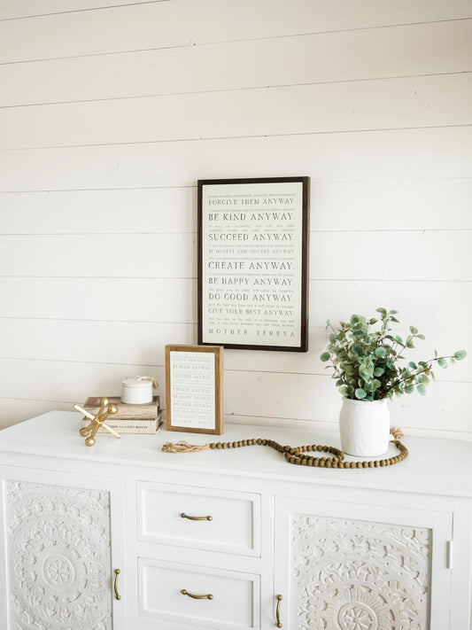 PREORDER: Love Them Anyway | Mother Teresa | Wall Art