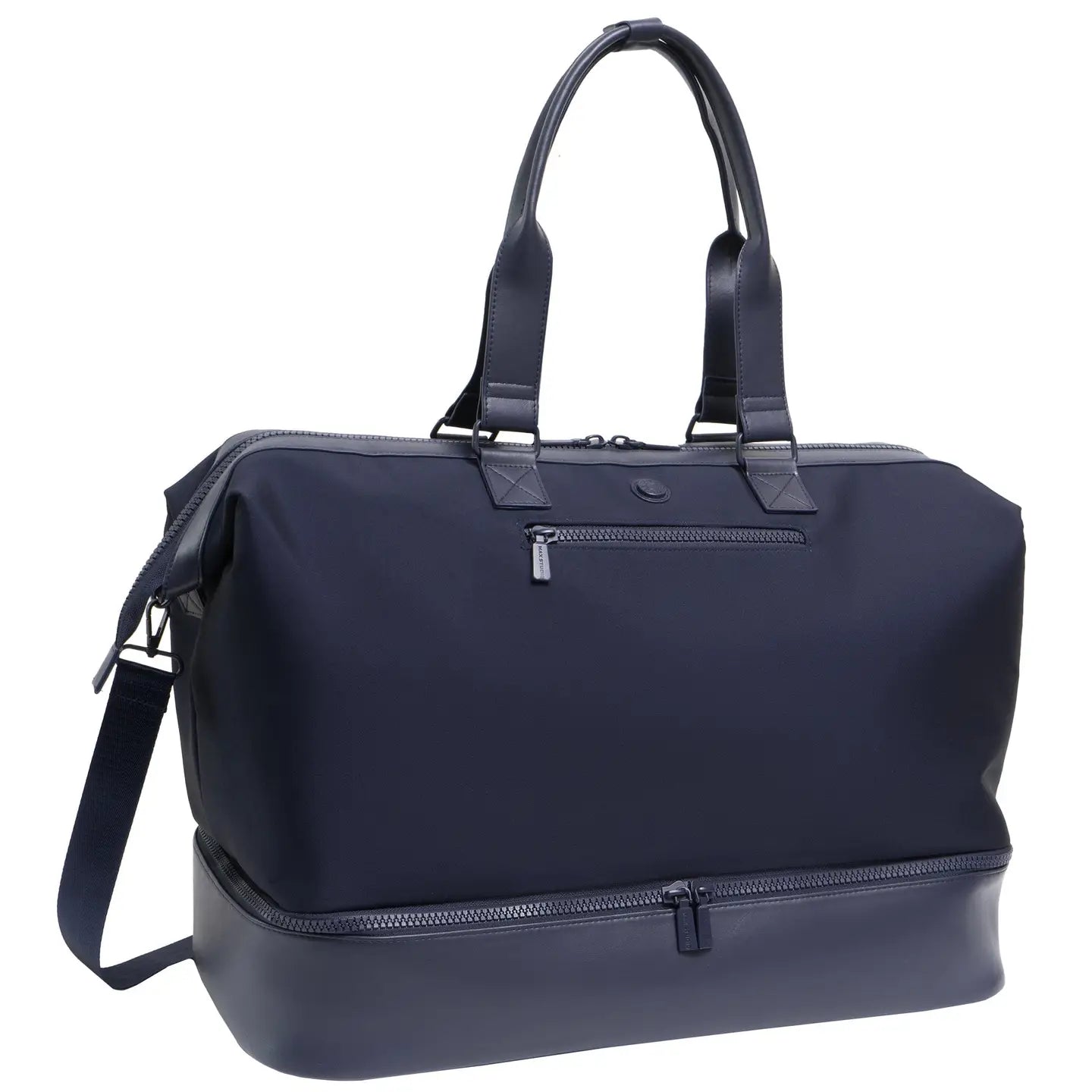 PREORDERS: Max Studio Sport Nylon & Faux Leather Drop Bottom Duffel Bag