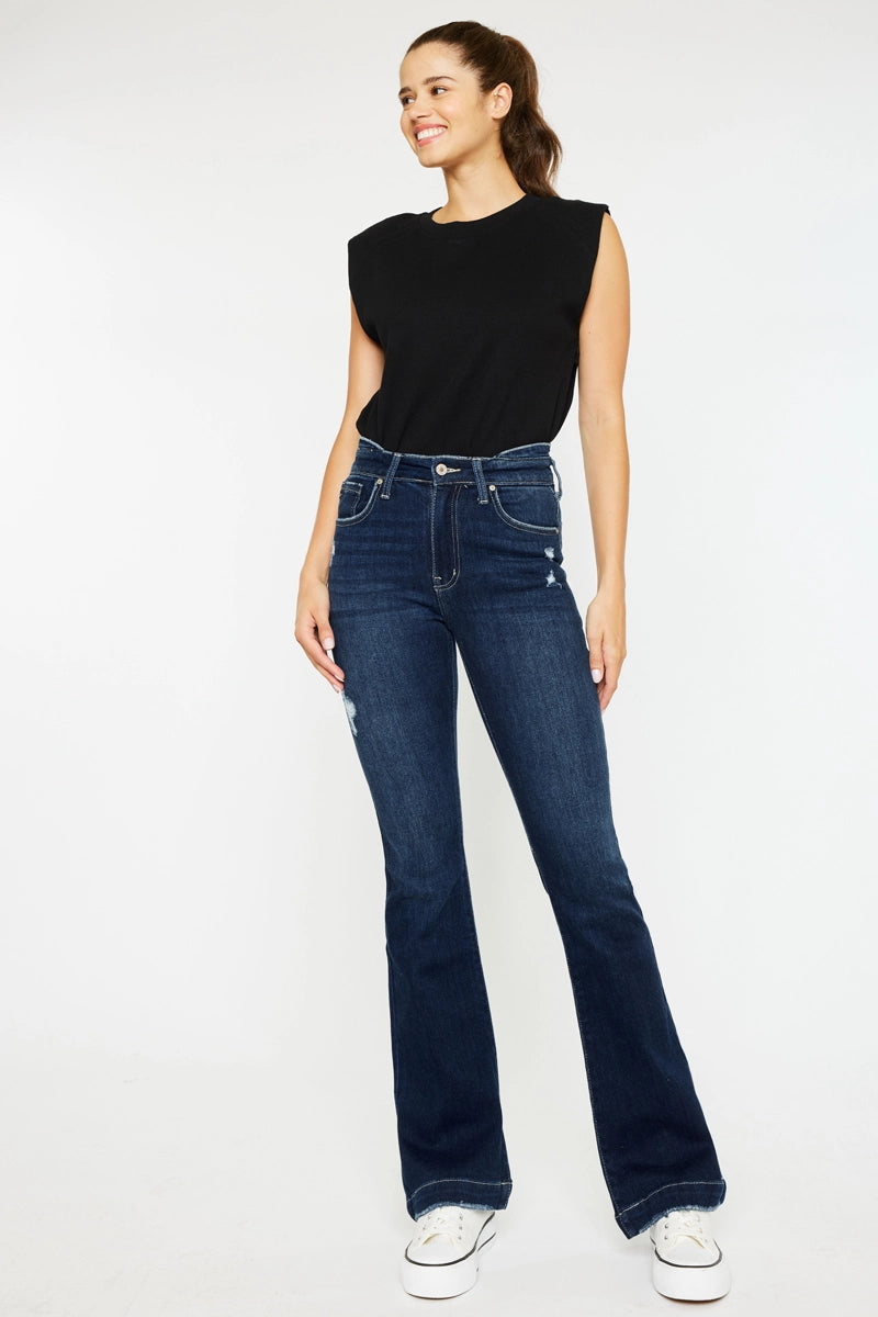 PREORDER: KanCan High Rise Wide Hem Bootcut JEANS