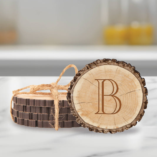 Laser Engravable Woodgrain Coaster