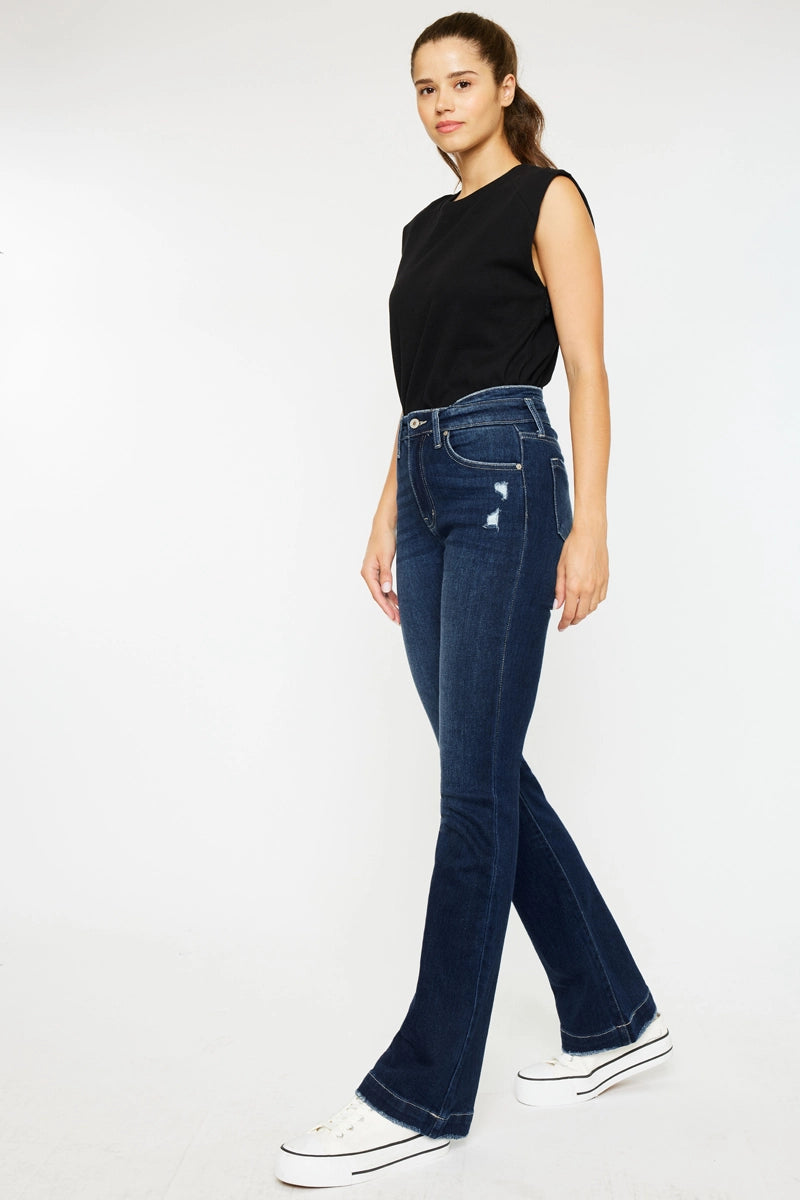 PREORDER: KanCan High Rise Wide Hem Bootcut JEANS