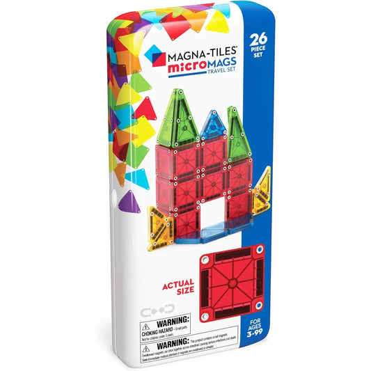 PREORDER: Magna-Tiles Micromags 26-Piece Travel Set