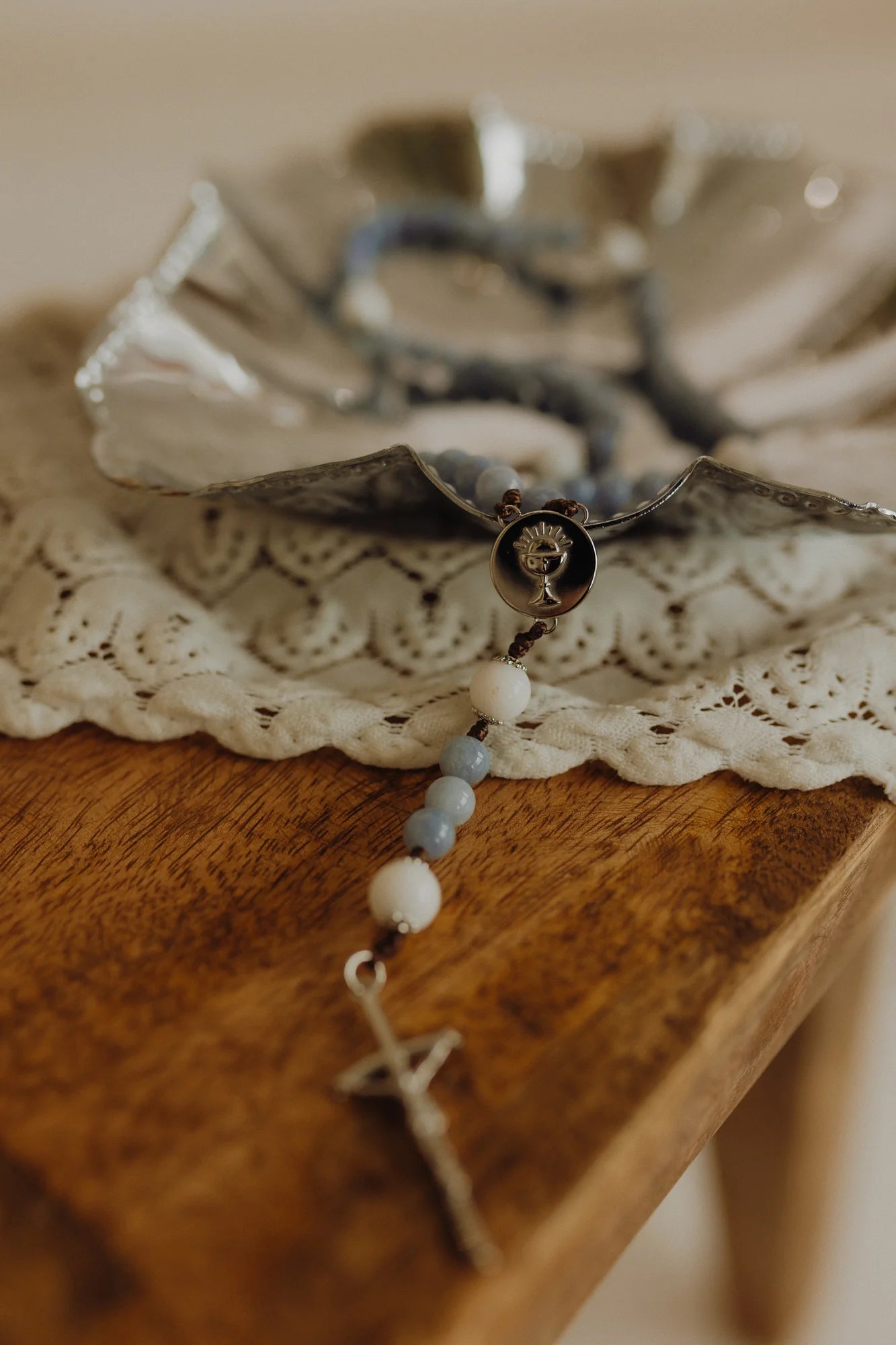 PREORDER: First Communion Rosary (Pink or Blue)