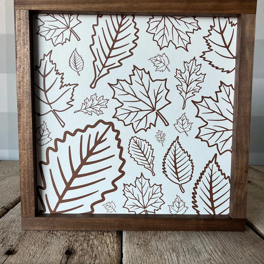 PREORDER: Leaf Pattern | Fall Wall Decor, Fall Home Decor
