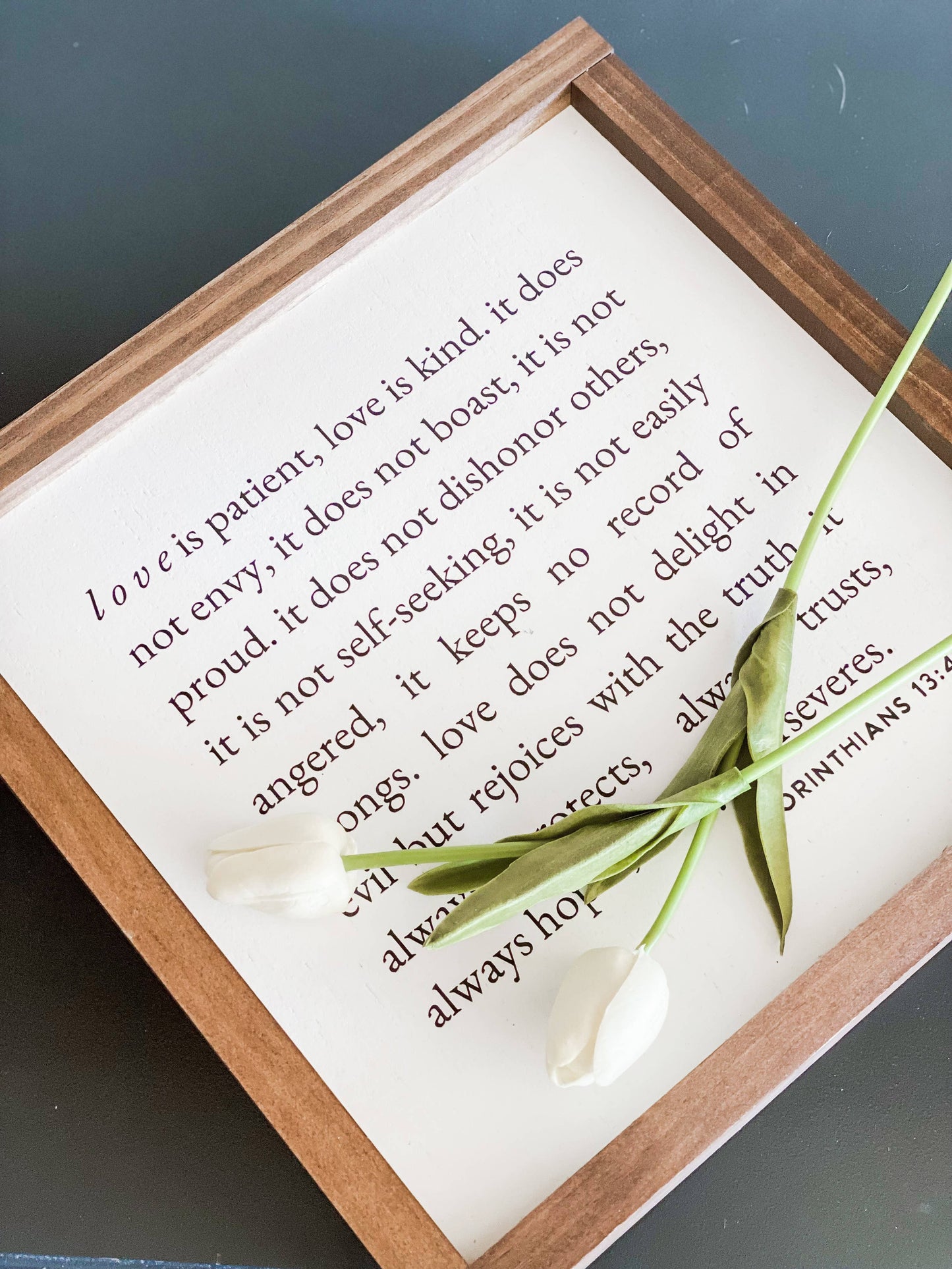 1 Corinthians 13 | Wall Art, Wall Decor, Home Decor