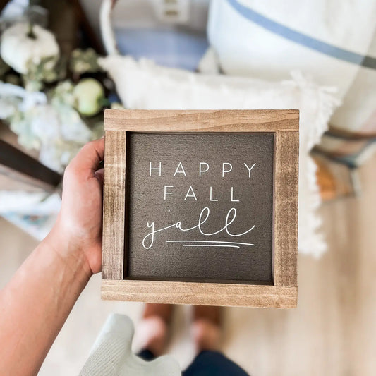PREORDER: Happy Fall Y'all | Fall Wall Decor, Fall Home Decor