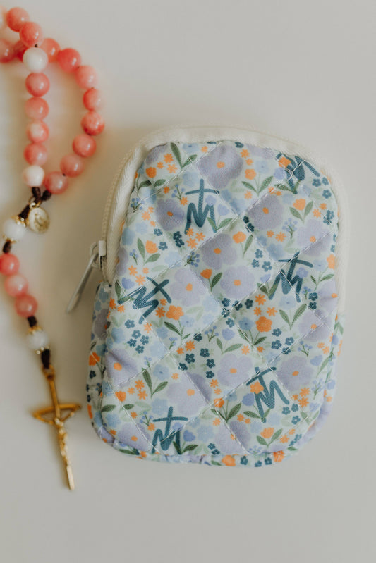 Marian Rosary Pouch | Catholic Gifts