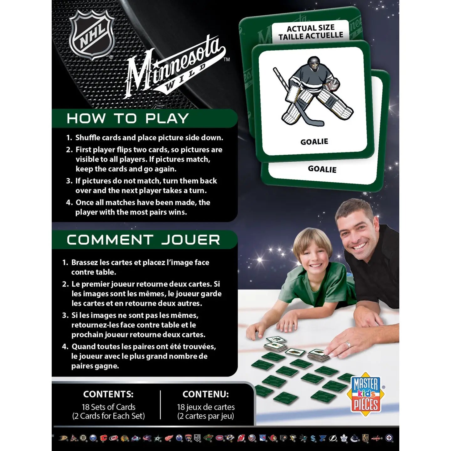 PREORDER: Minnesota Wild Matching Game