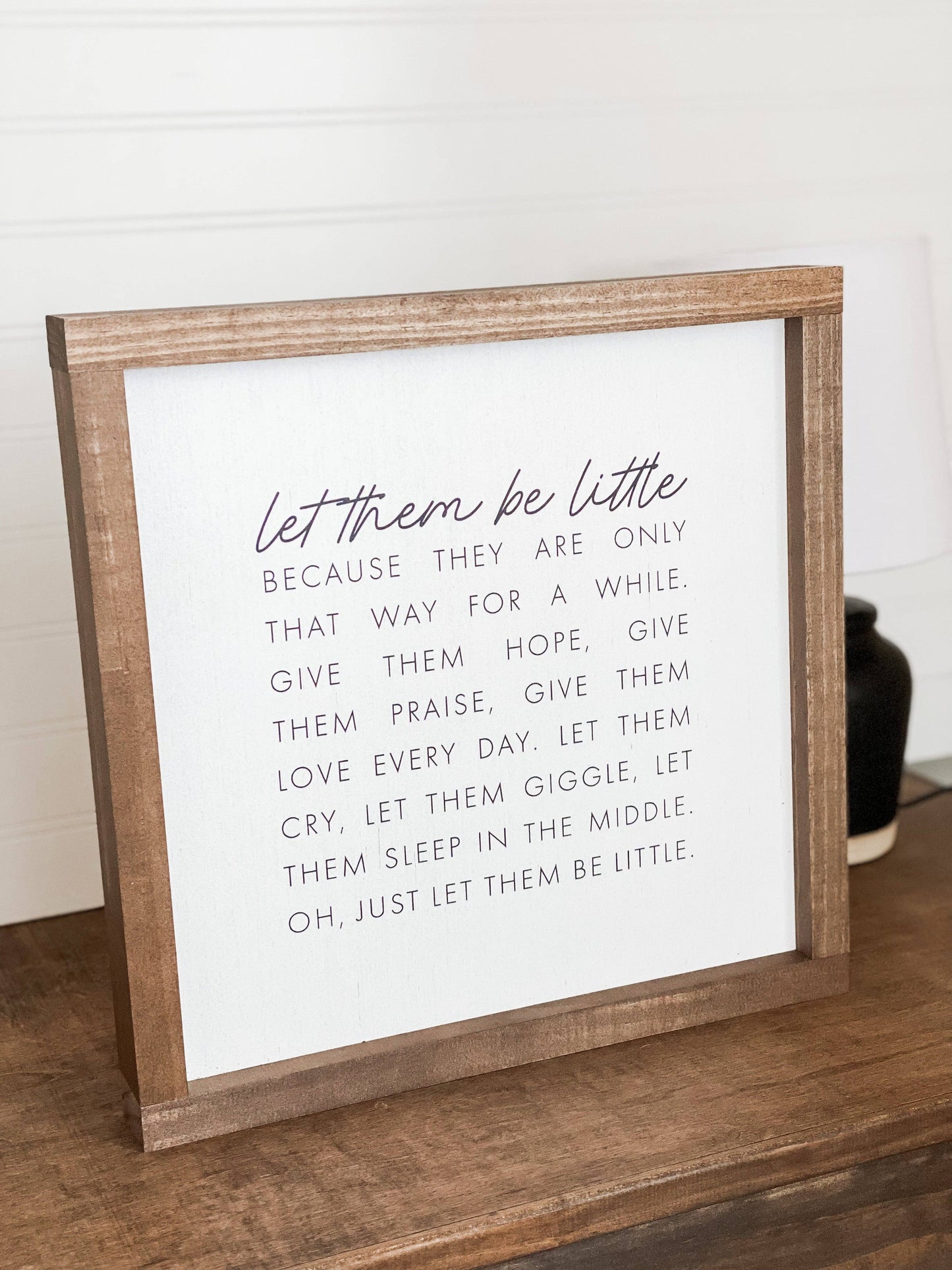 Let Them Be Little | Mother's Day Gifts, Wall Art